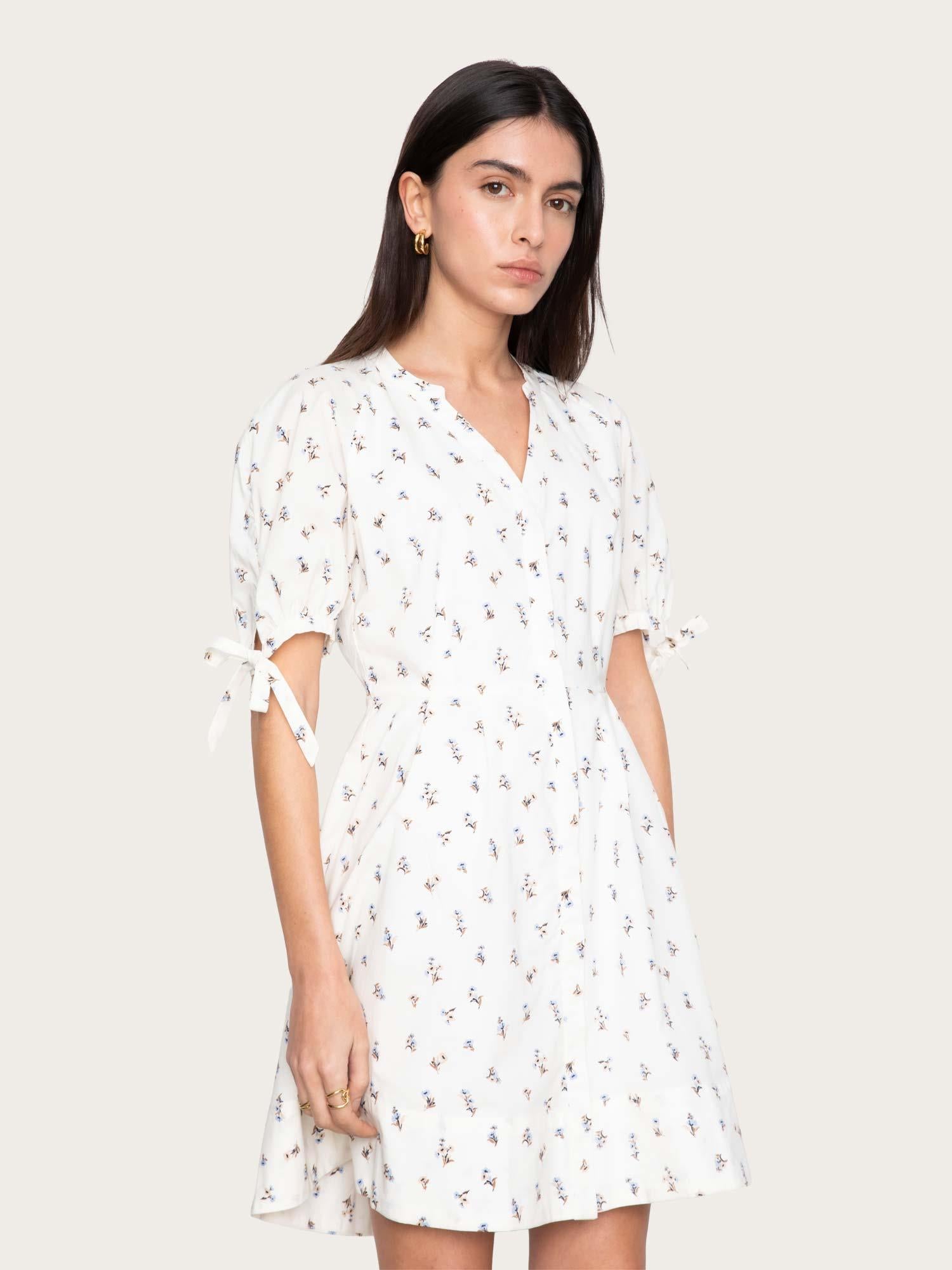 Lia Dress - White Anemone