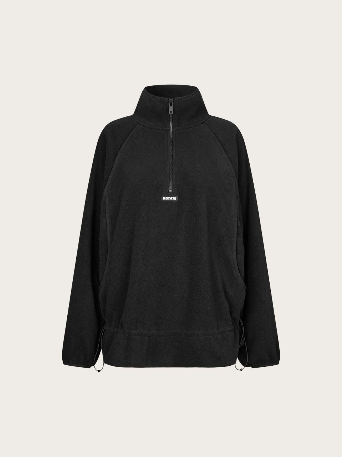 Fleece Half Zip Jacket - Black