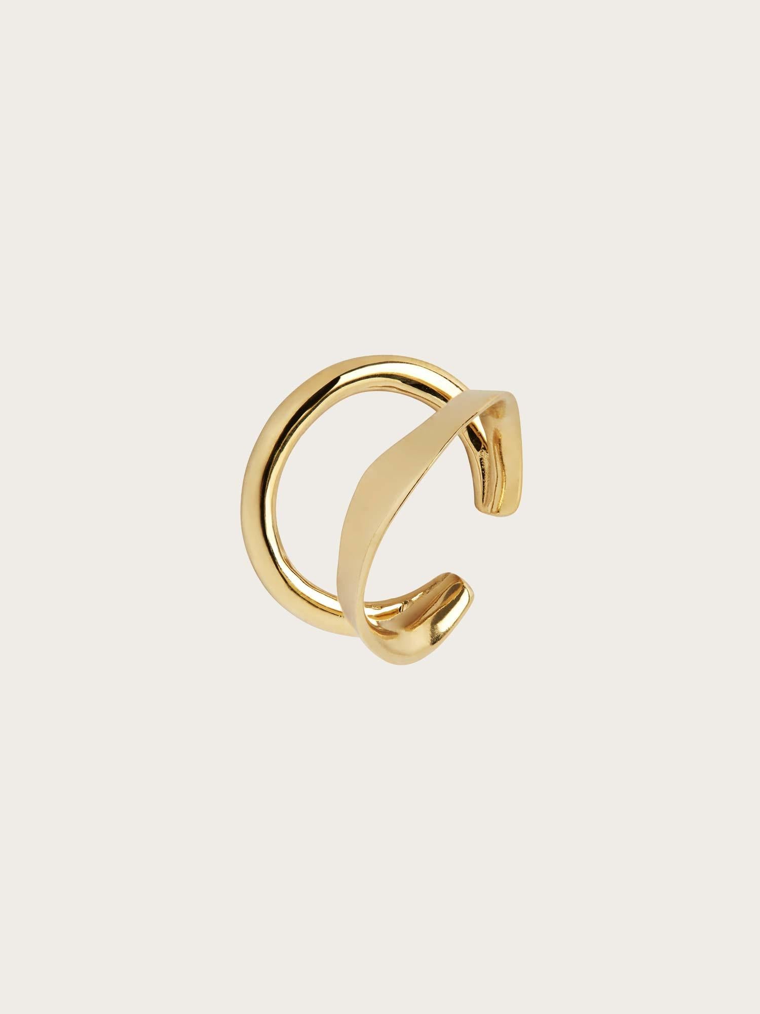 Ripples Ear Cuff - Gold