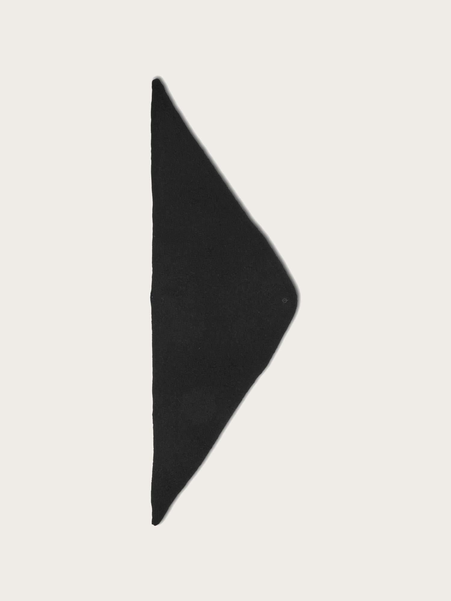 Sapia Triangle Scarf - Black