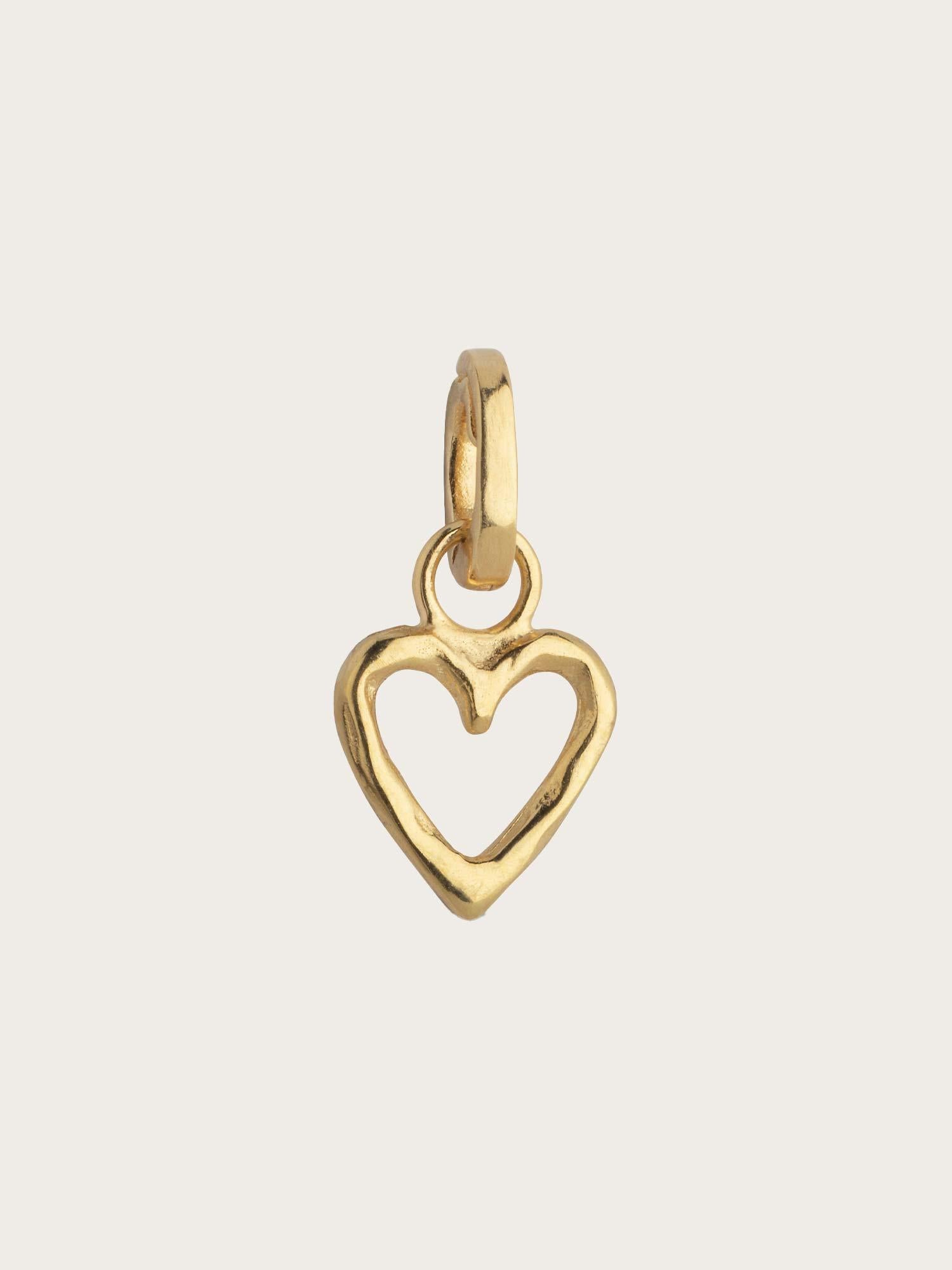 Charm Organic Heart - Gold