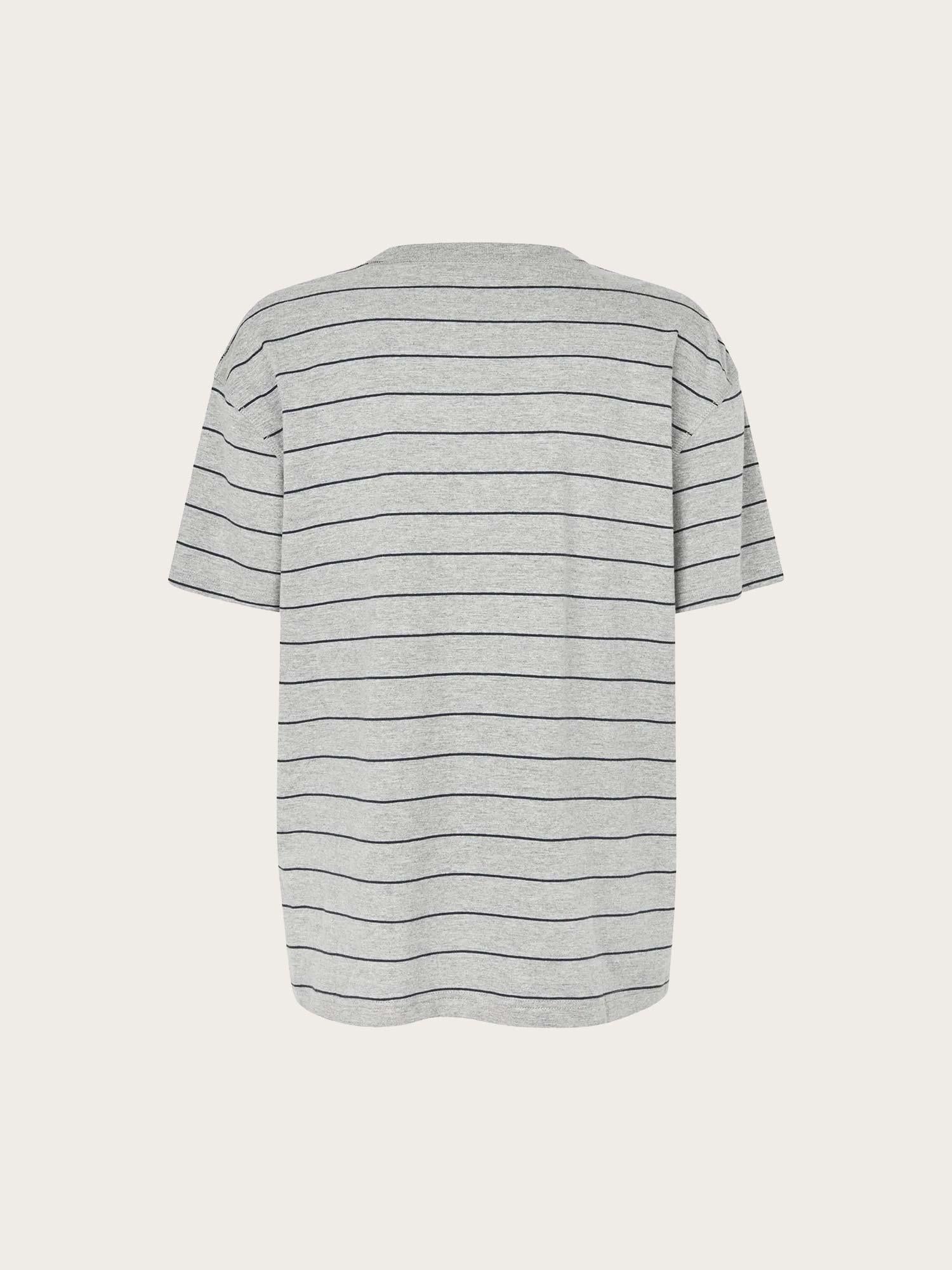 Enkulla SS Stripe - Grey/Navy Stripe