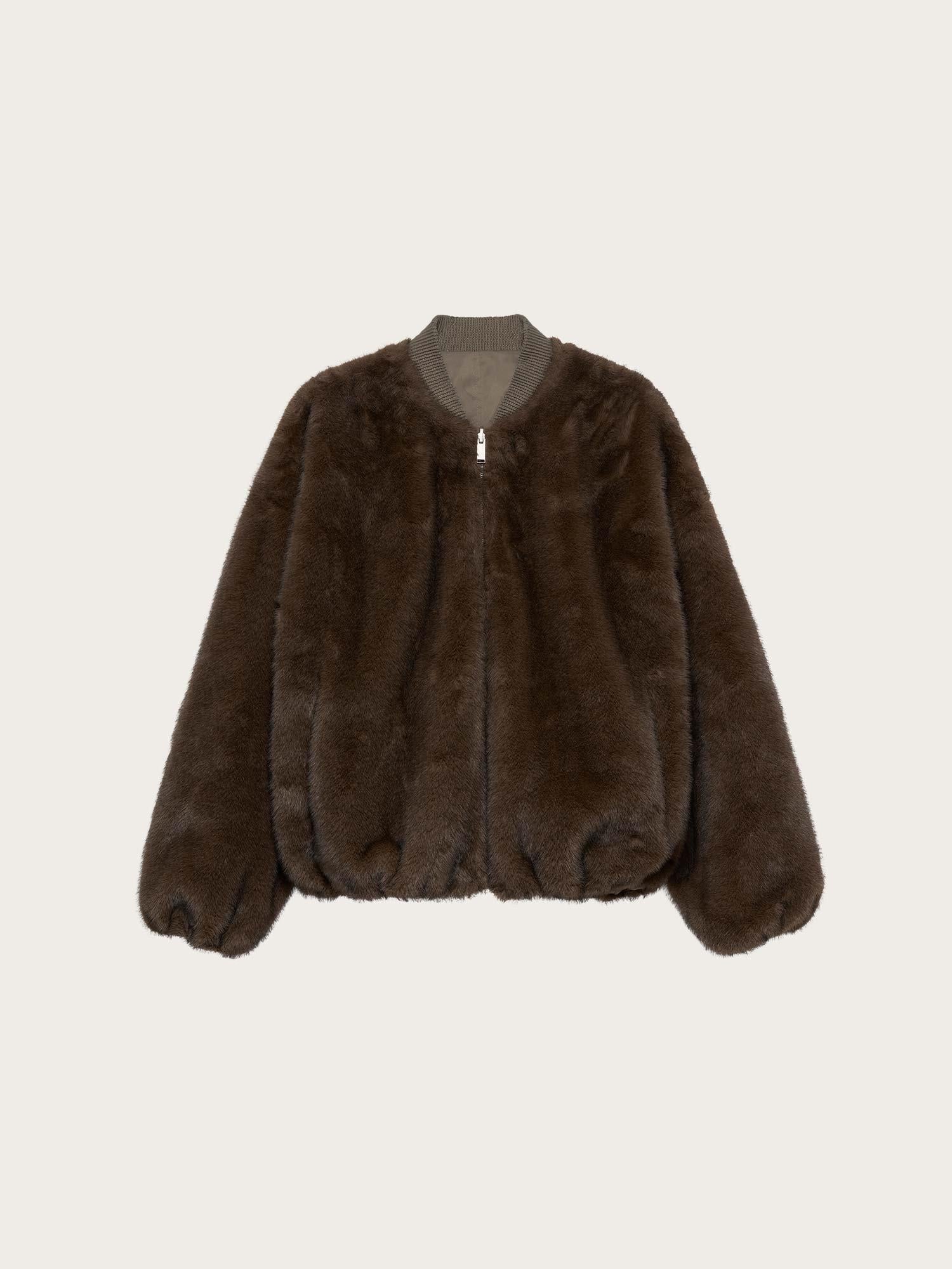 Etta Faux Mink - Choco