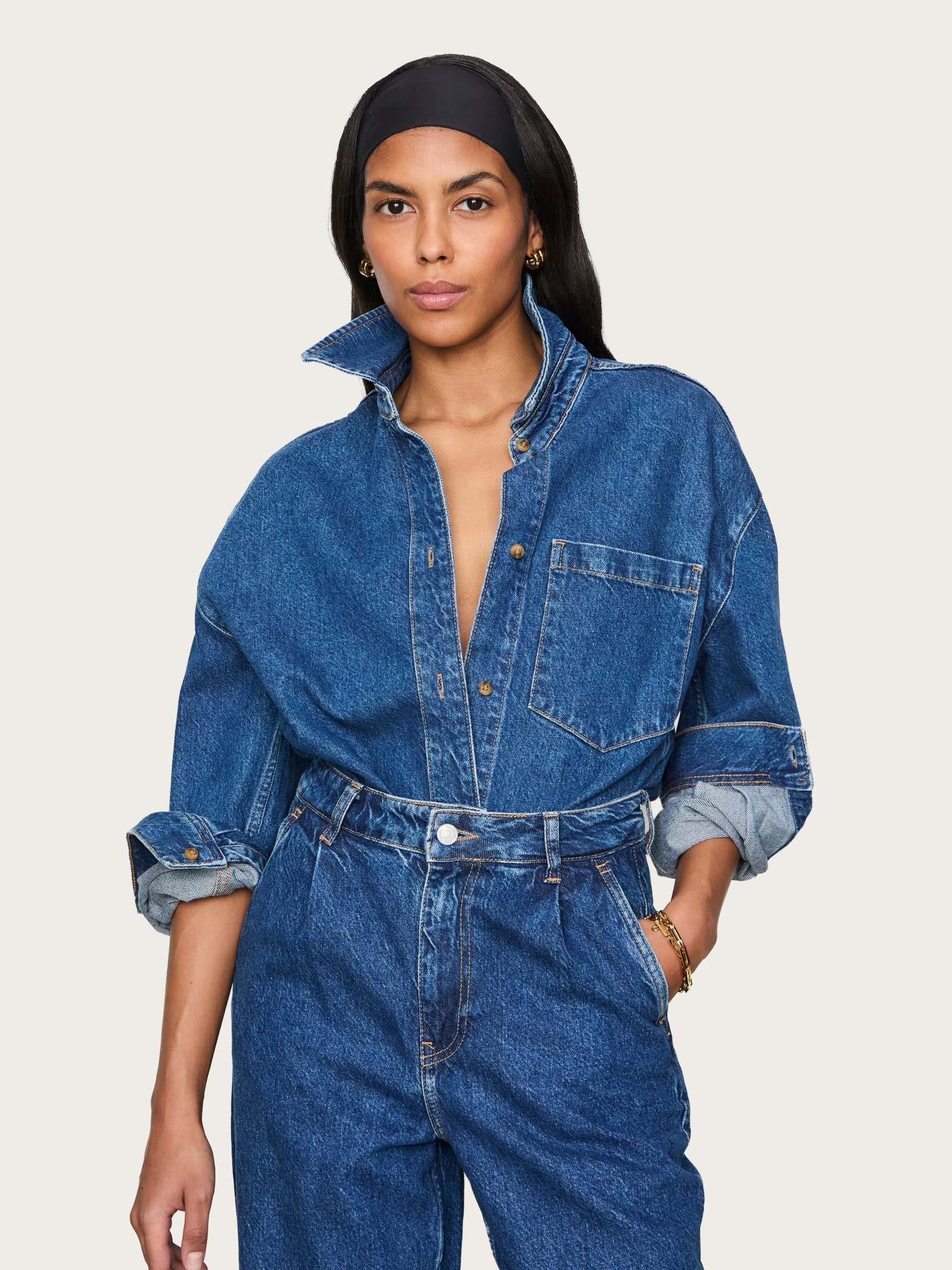 Alex Shirt - Washed Dark Blue