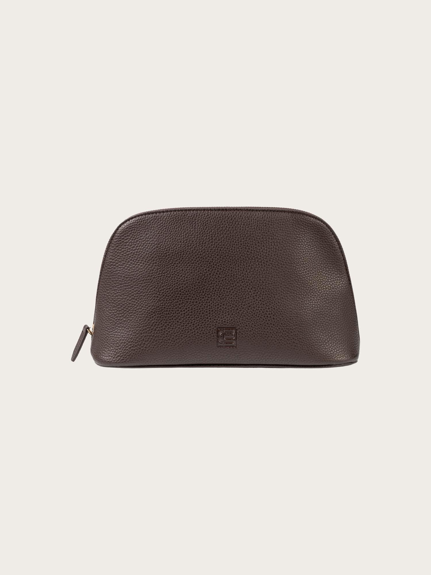 Cosmetic Pouch Large - Dark Brown