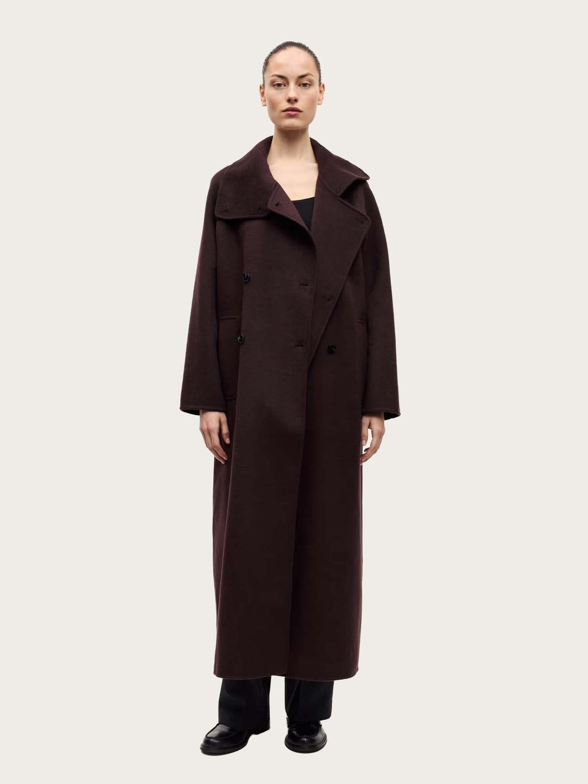 Sahanne Coat - Black Coffee