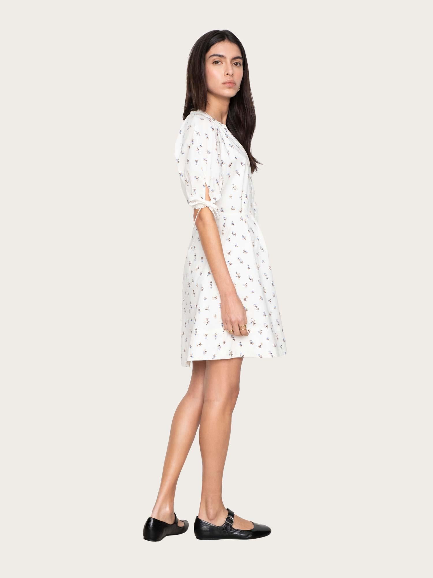Lia Dress - White Anemone