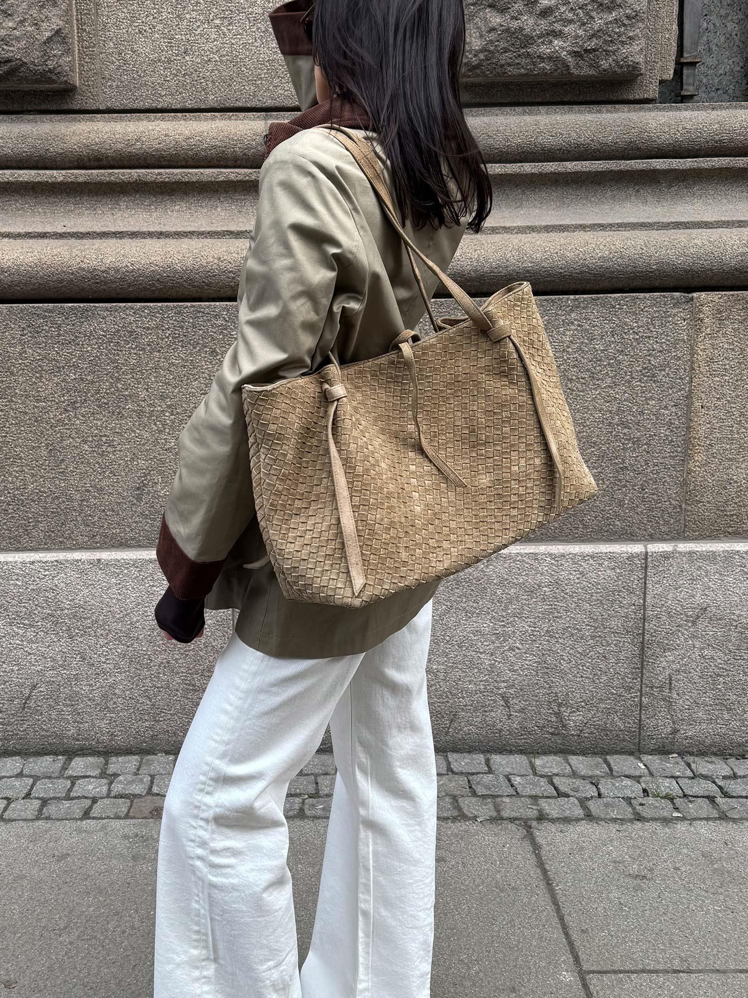 Liandra Woven Gritty Suede - Olive