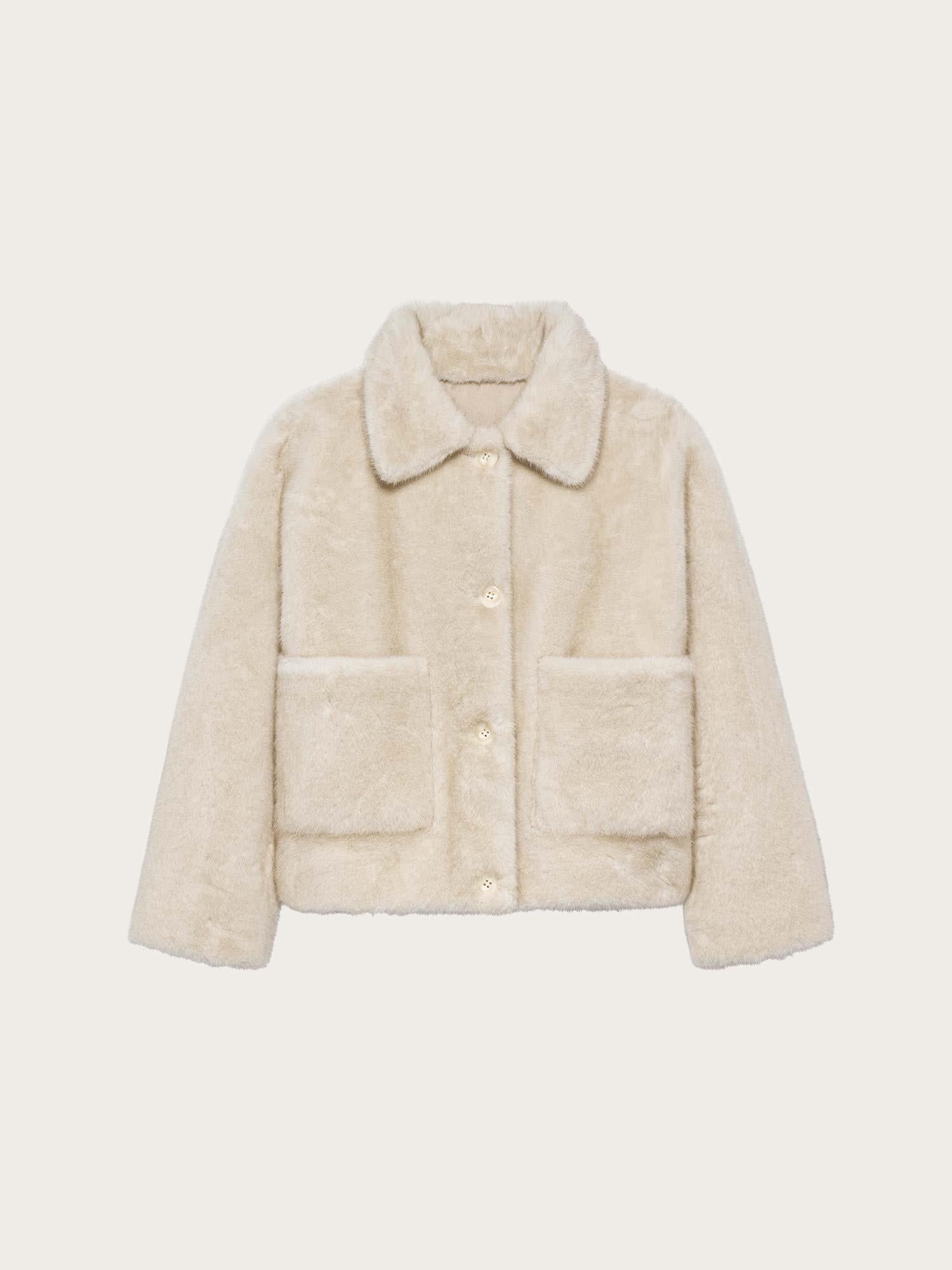 Faje Faux Mink - Beige