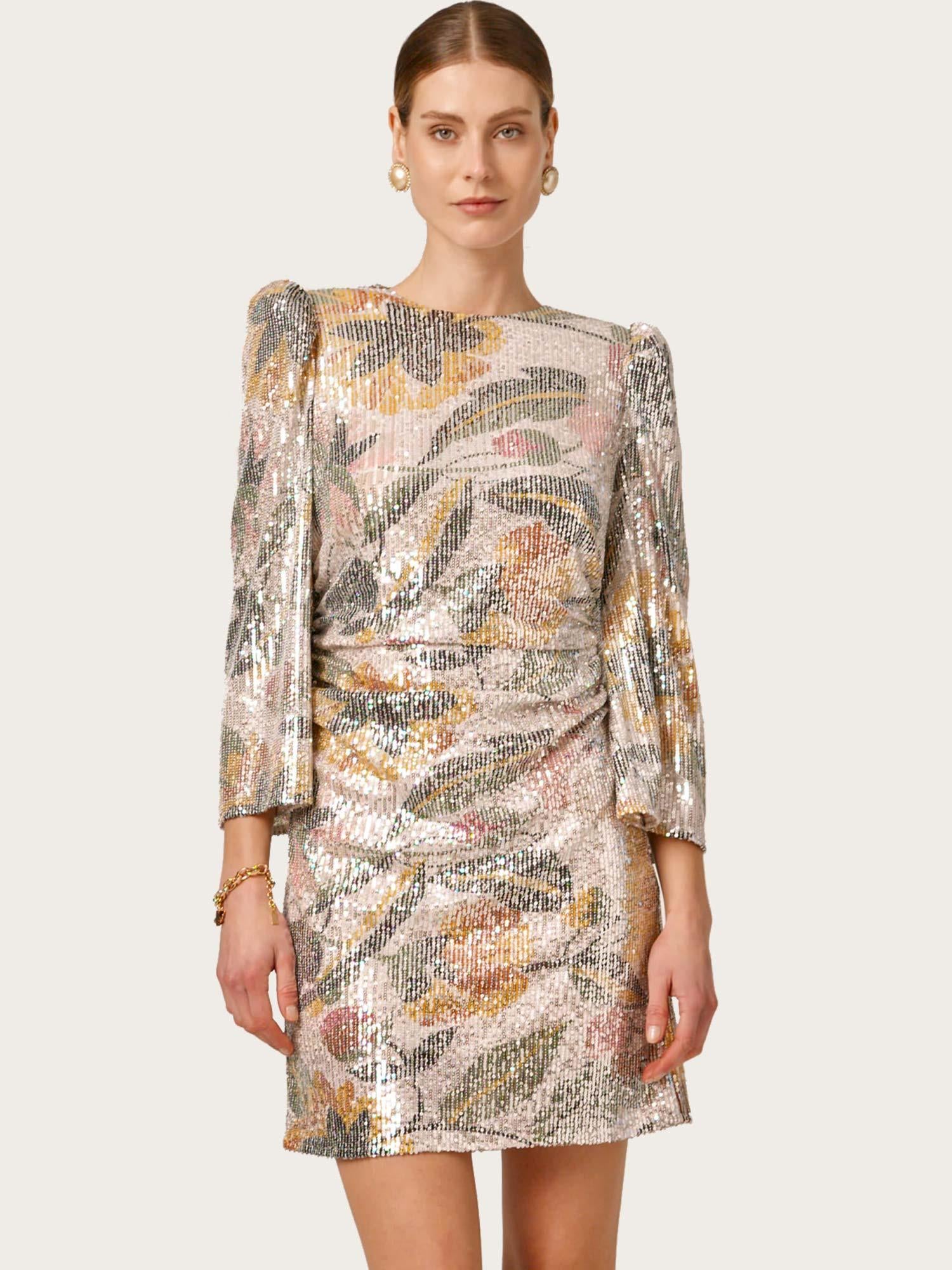 Sequins Mini Dress - Spring Garden