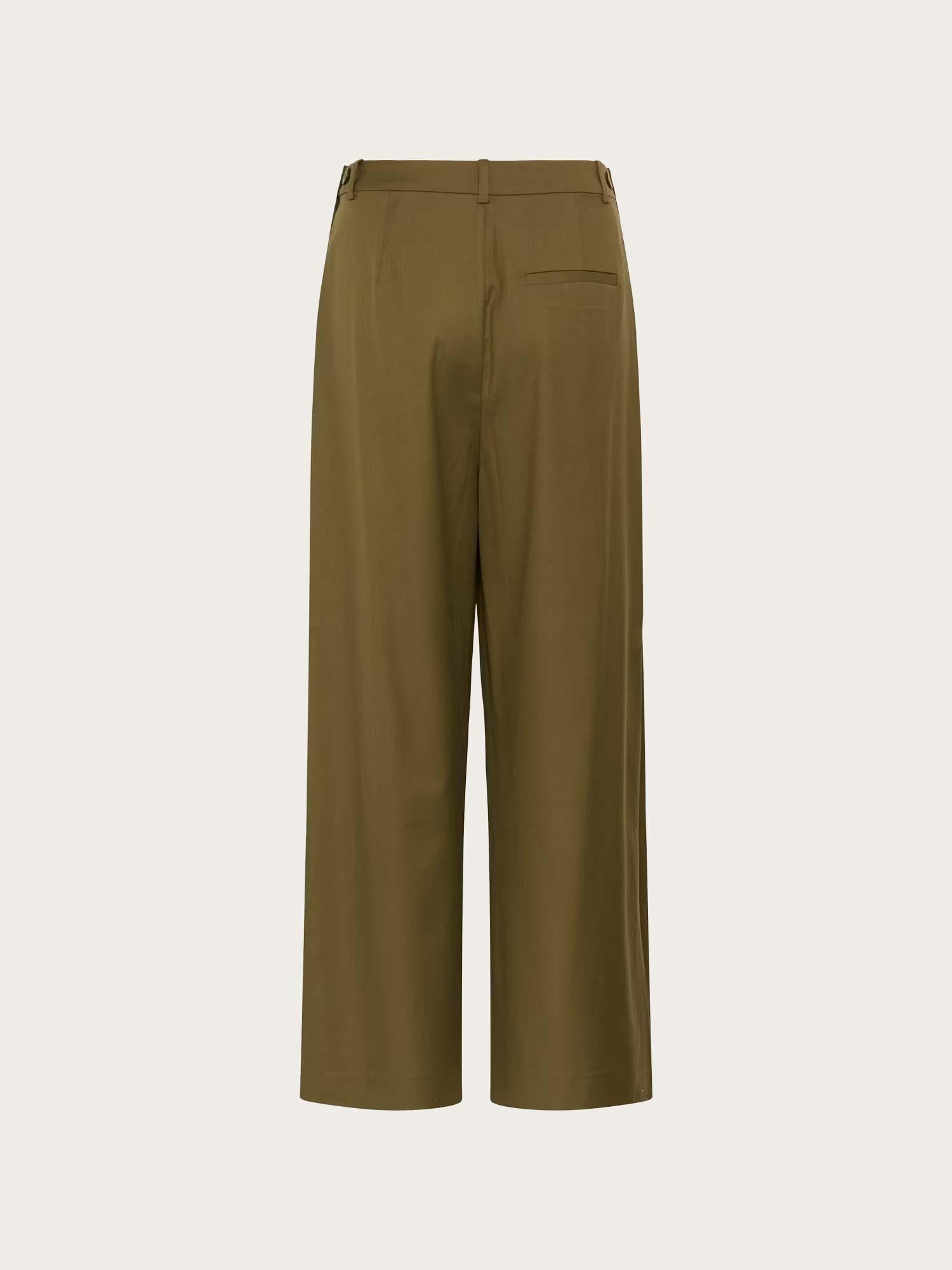 Olivia HW Pants - Military Olive