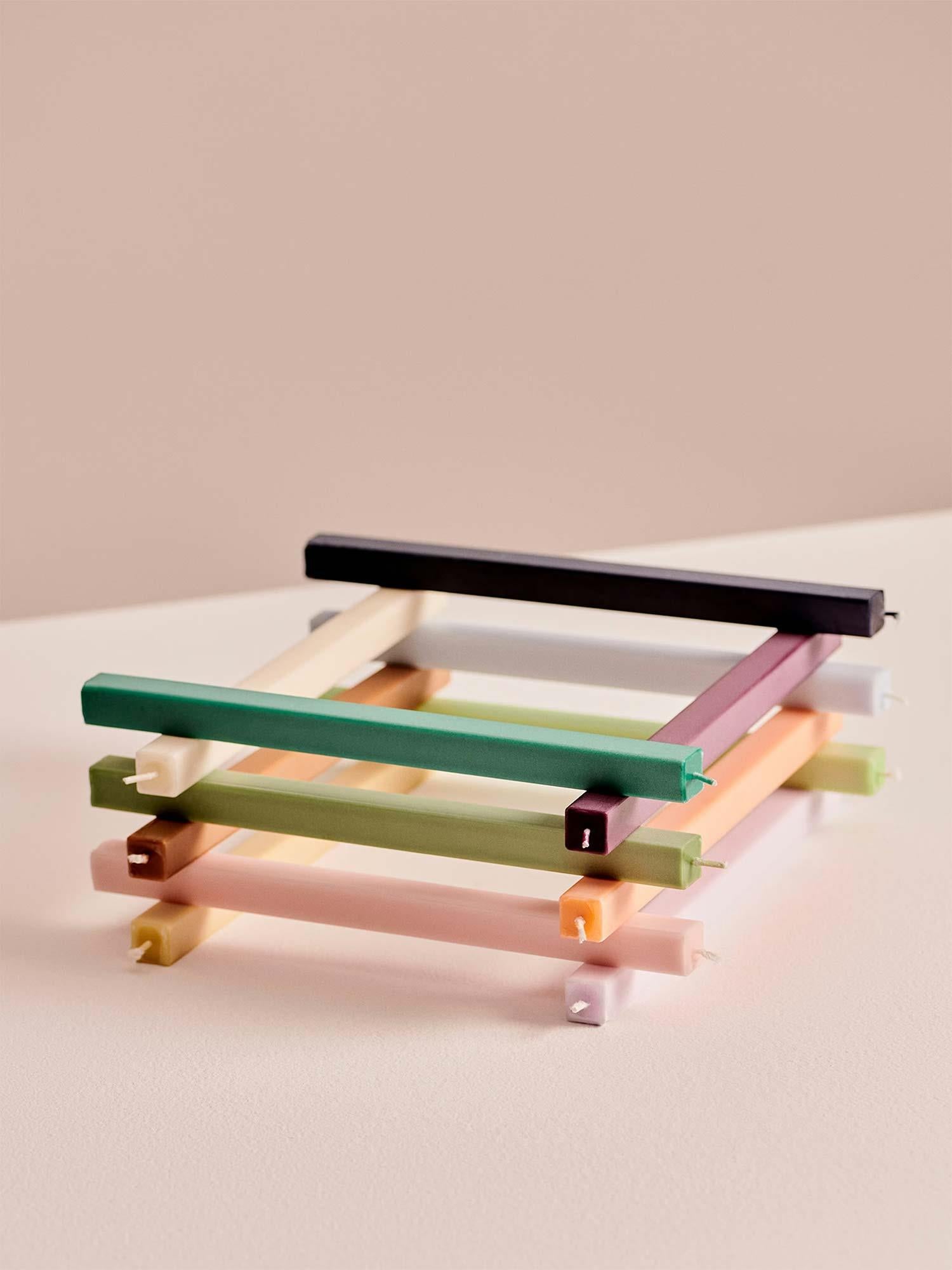 Square Candle - Offwhite