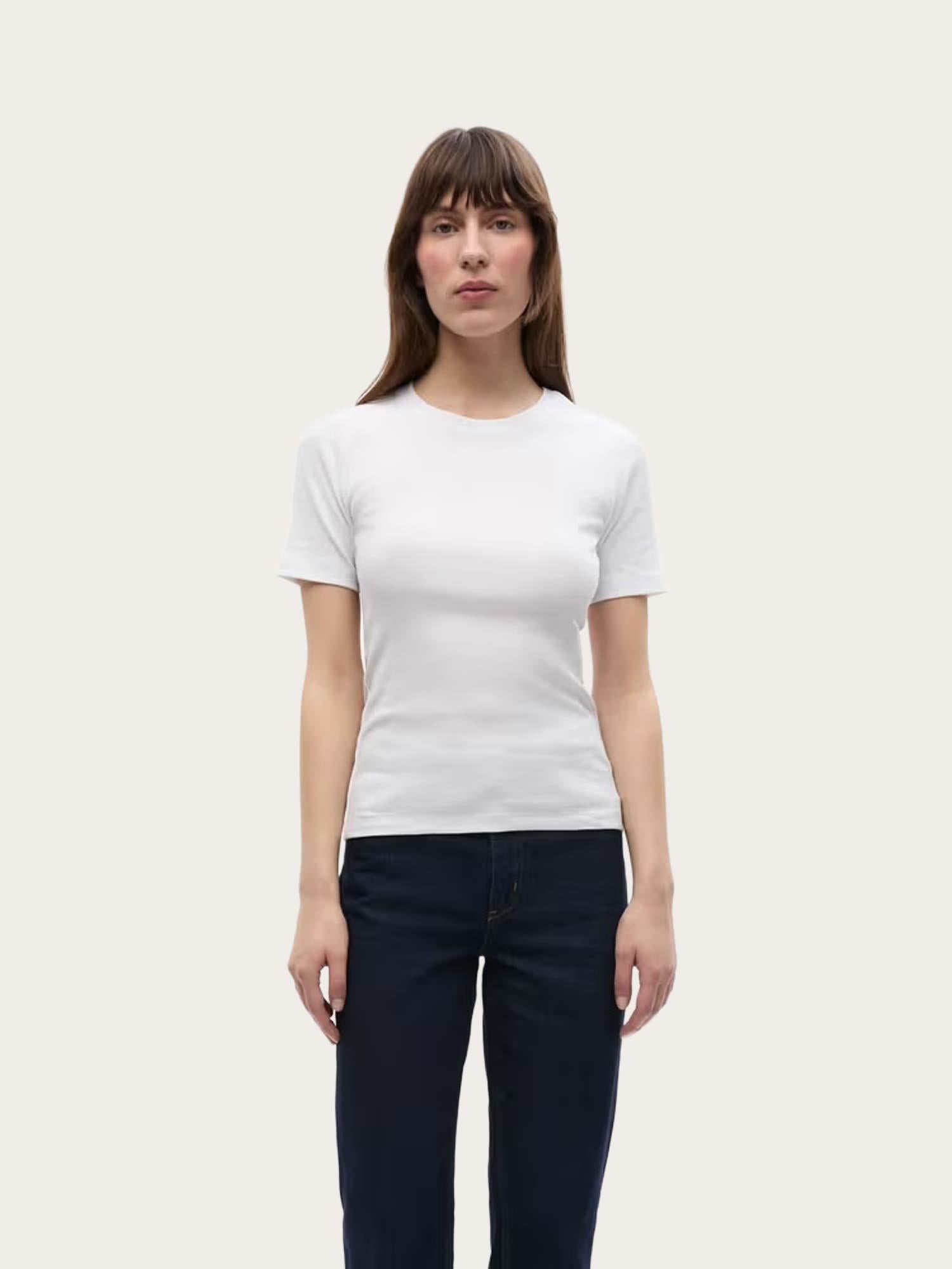 Enally SS O-N Tee - Bright White