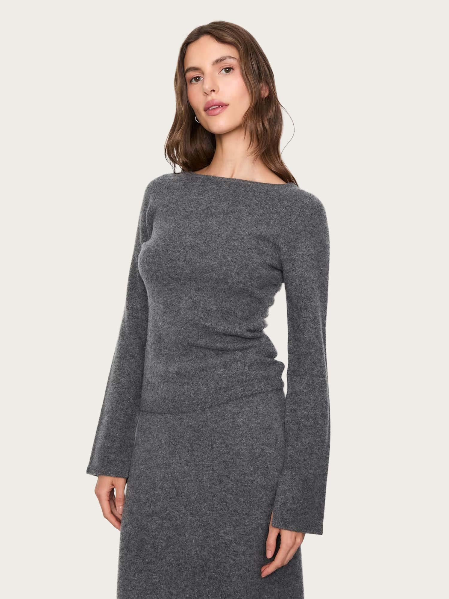 Joyce Knit - Dark Grey Melange