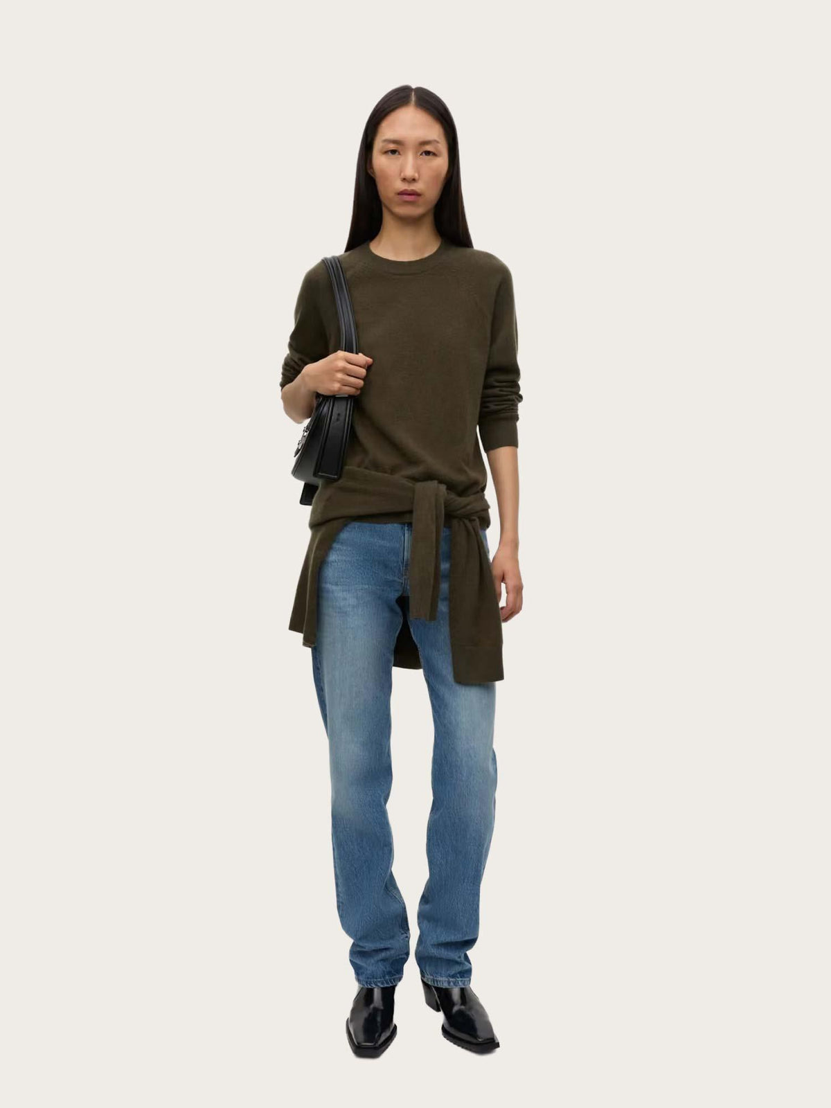 Boston O-neck - Truffle