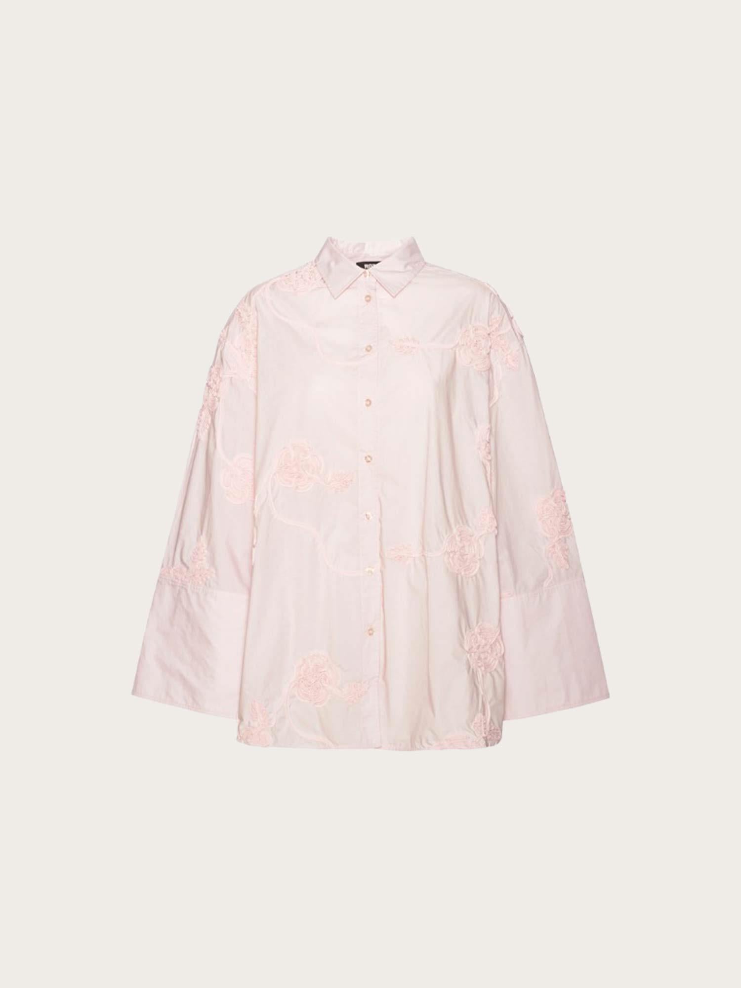 Flower Oversized Shirt - Orchid Ice