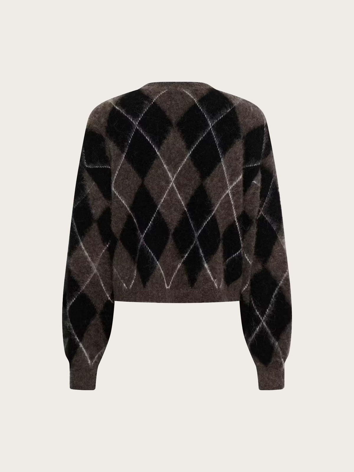 Sida Multi Cardigan - Black/Chestnut/L