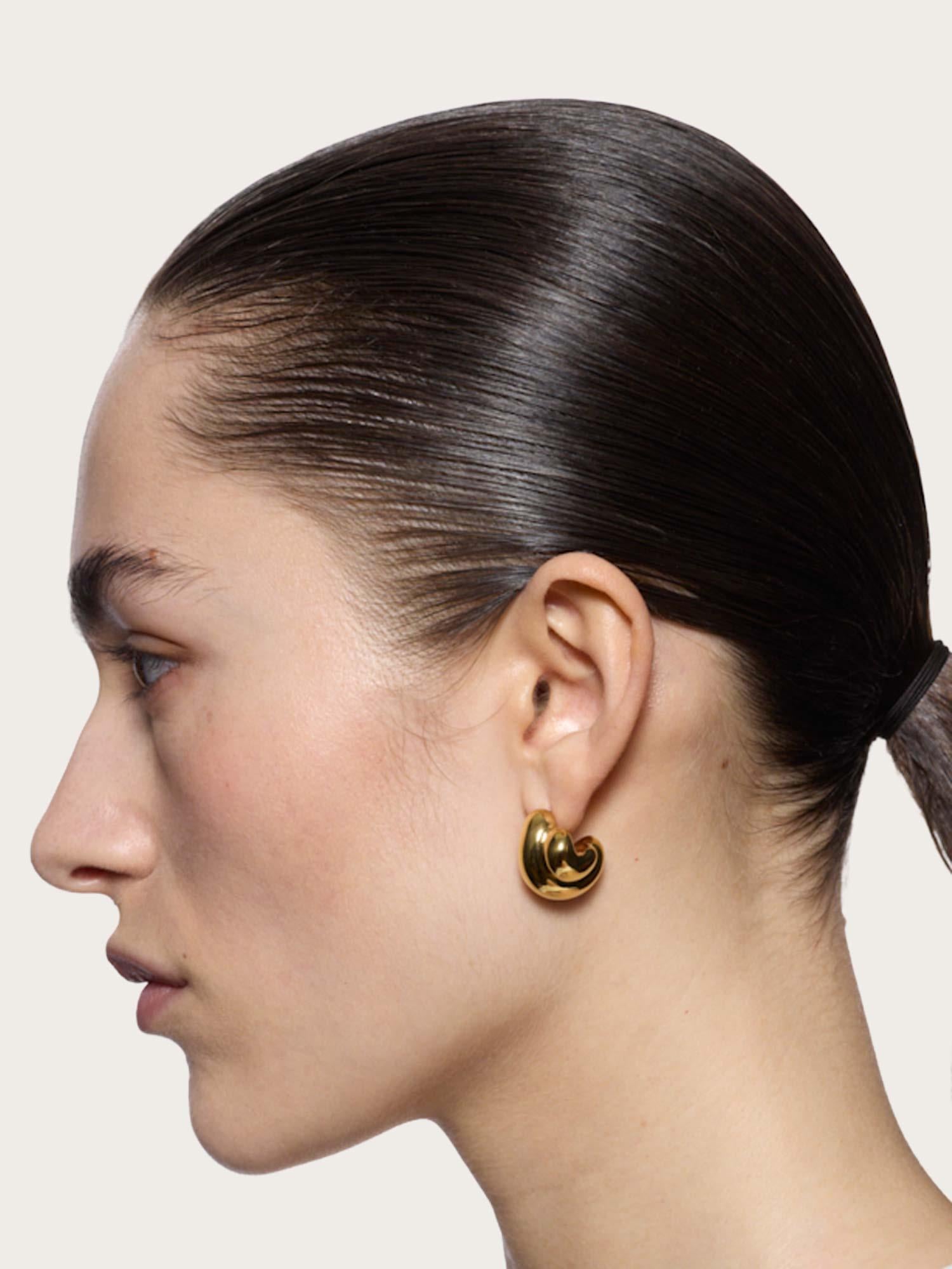 Tryvann Trail Earring Pair - Gold