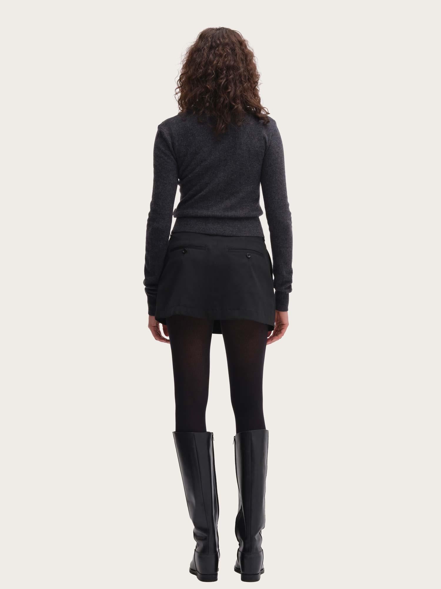 Light Knit Cardigan - Moonless Night Melange