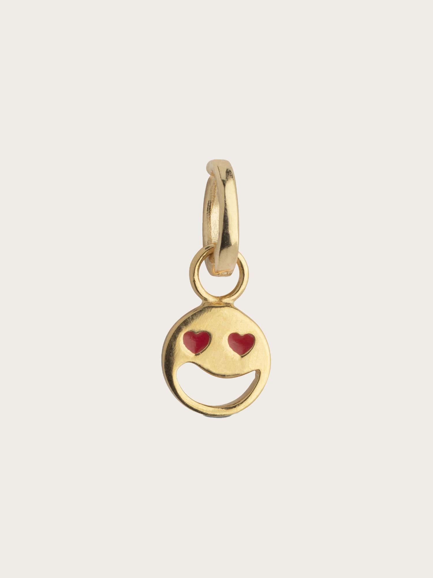 Charm Funky Smiley - Red