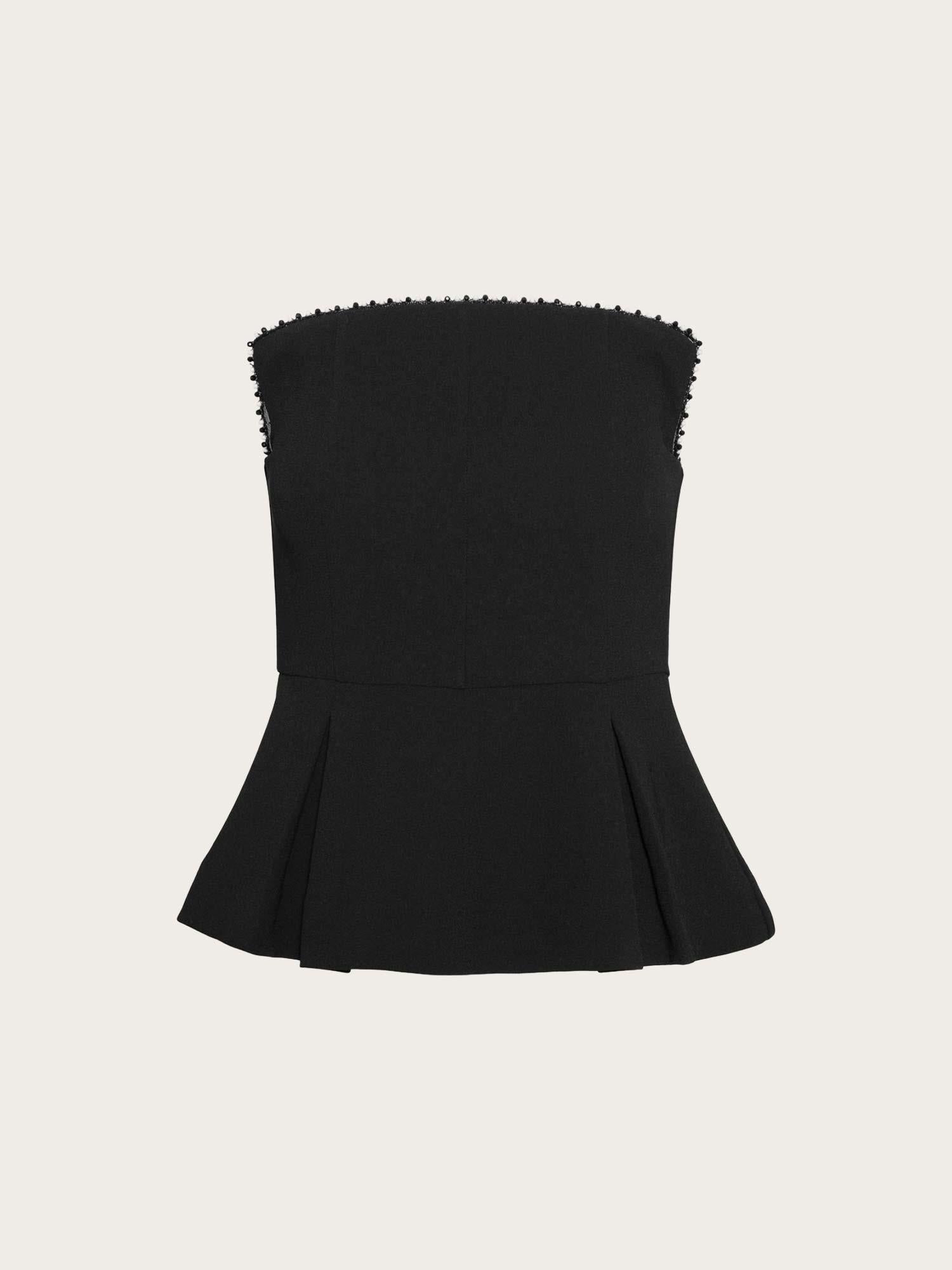 Daxi Strapless Top - Black