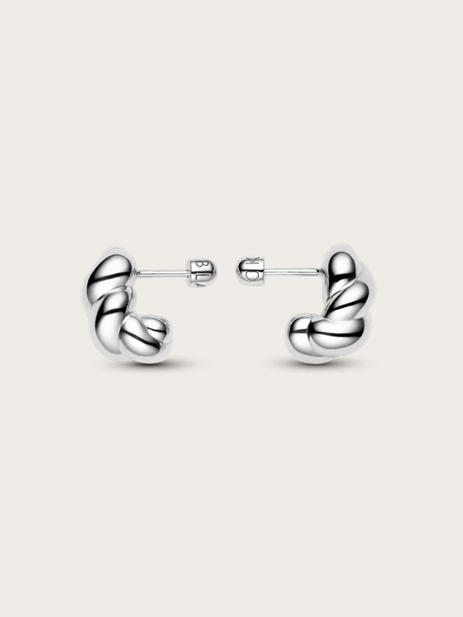 Robe Earring Small - Silver