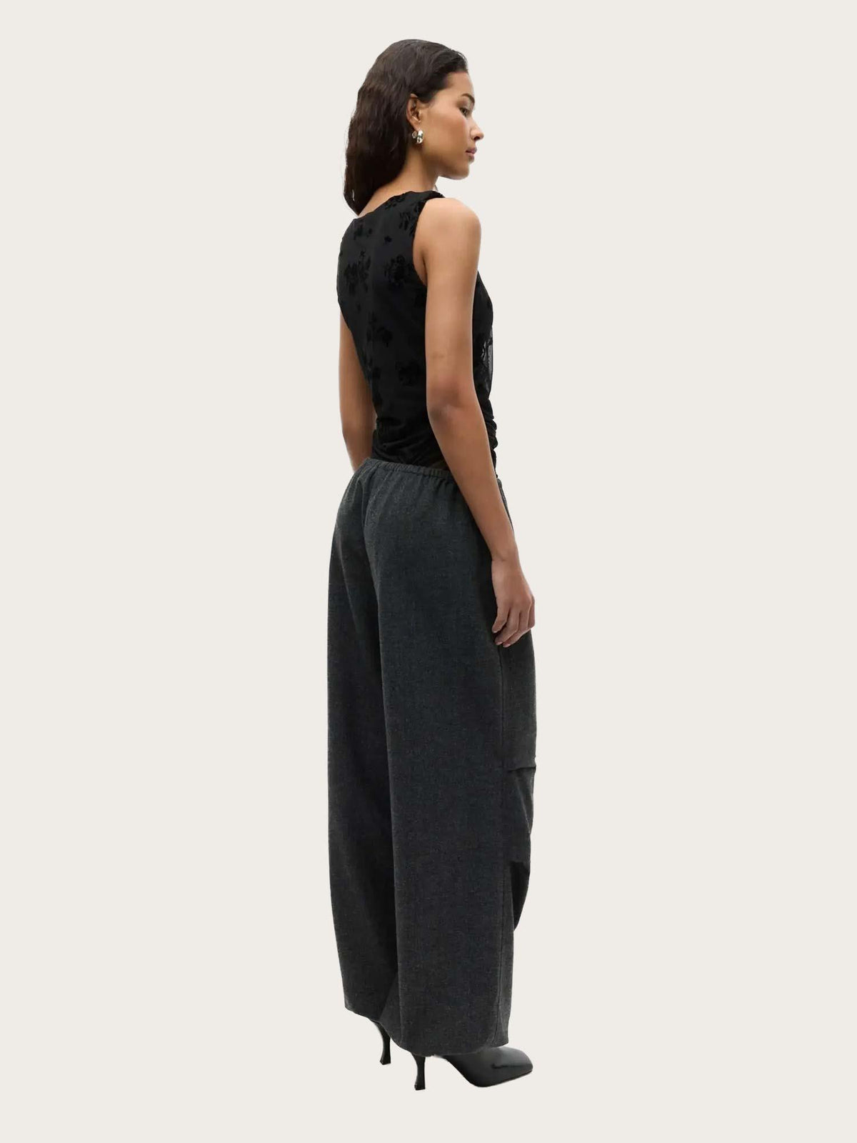 Enbelou Pants - Dark Grey Melange