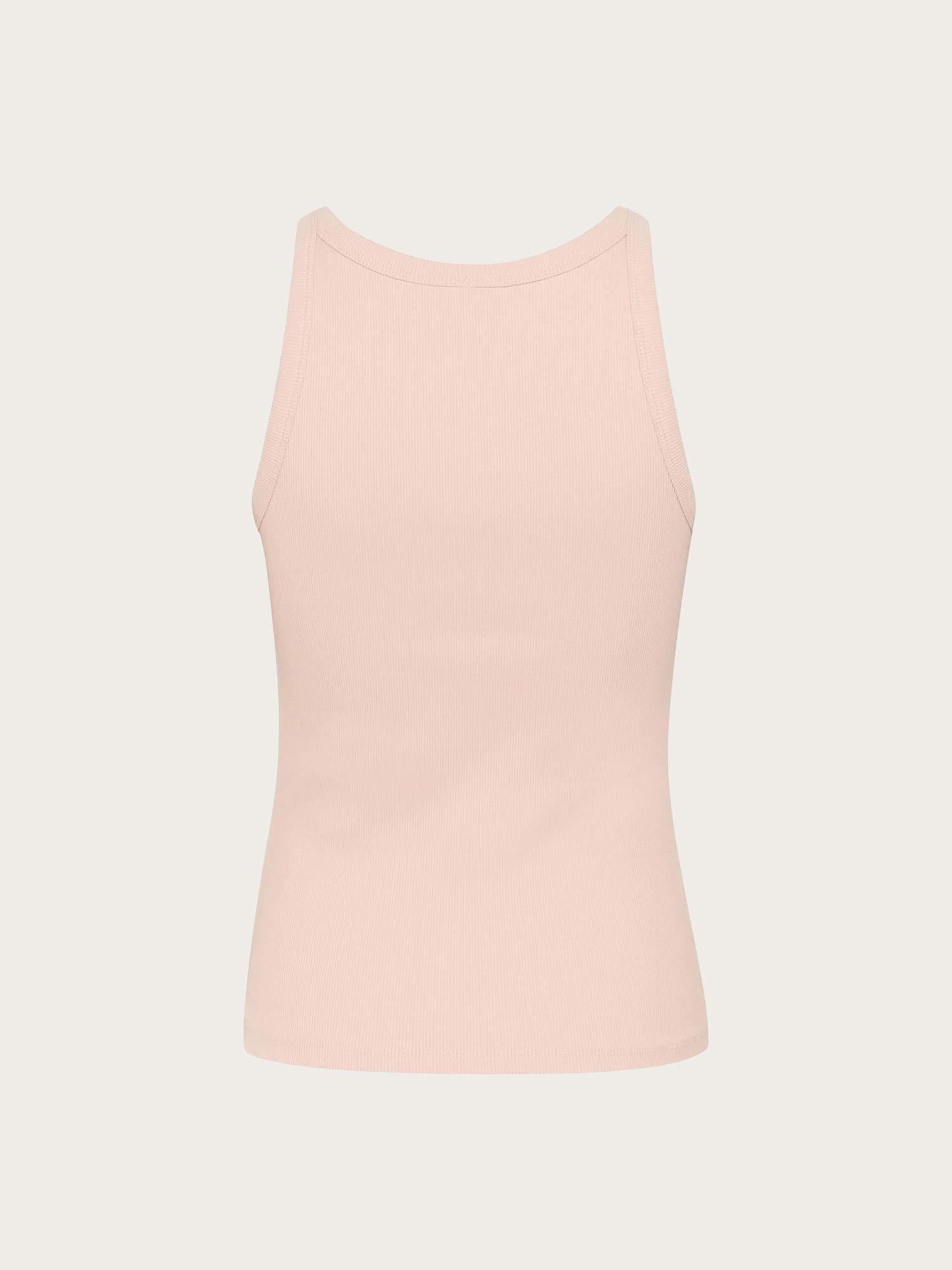 Drew Washed Logo Tank - Rose Dust Washed