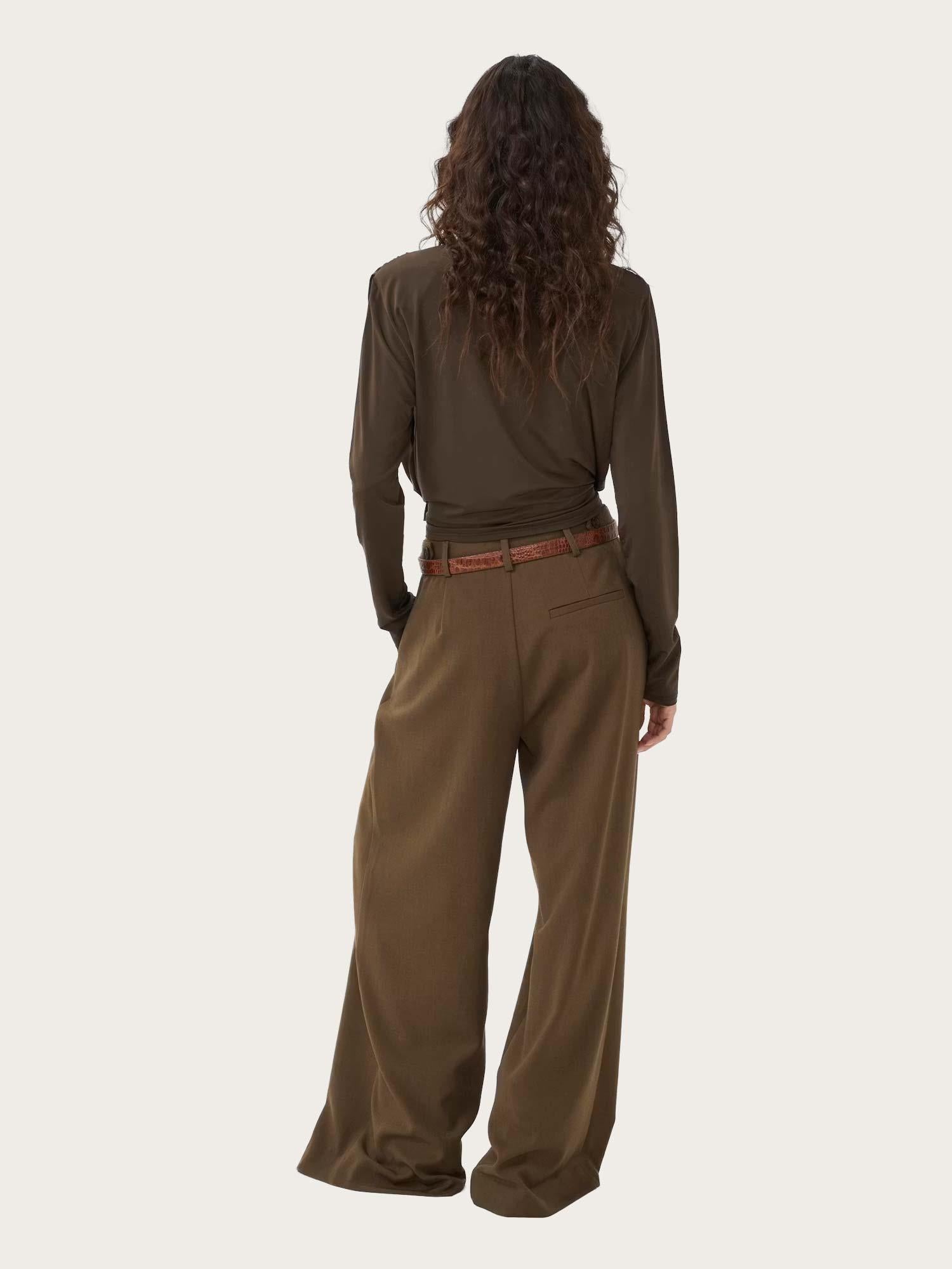 Stacy MW Pants - Slate Black Melange
