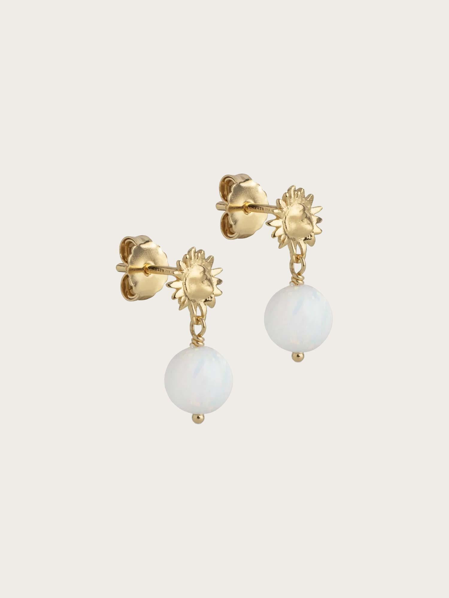 Earring Daystar Globe - Opal