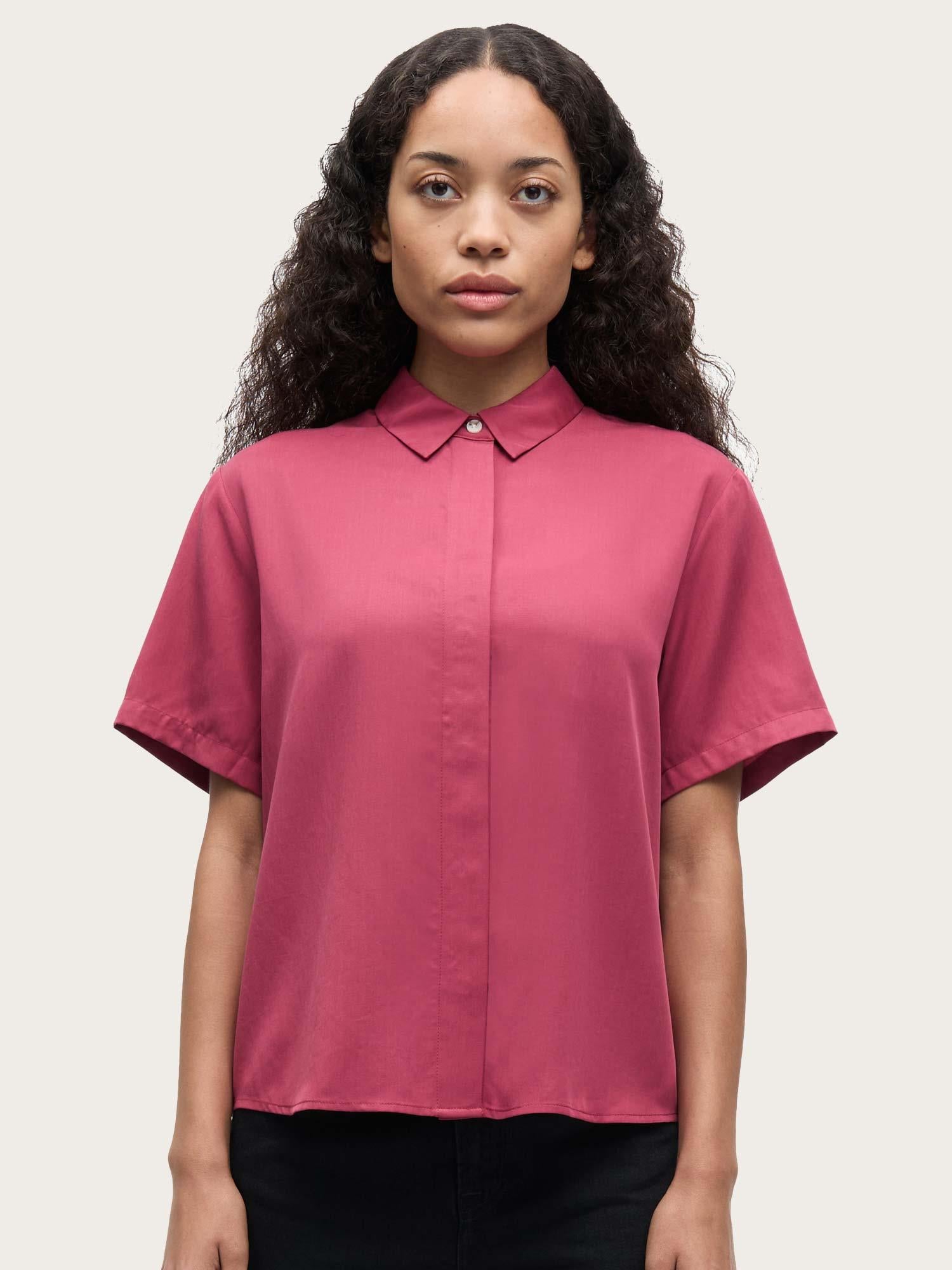 Mina SS Shirt - Earth Red