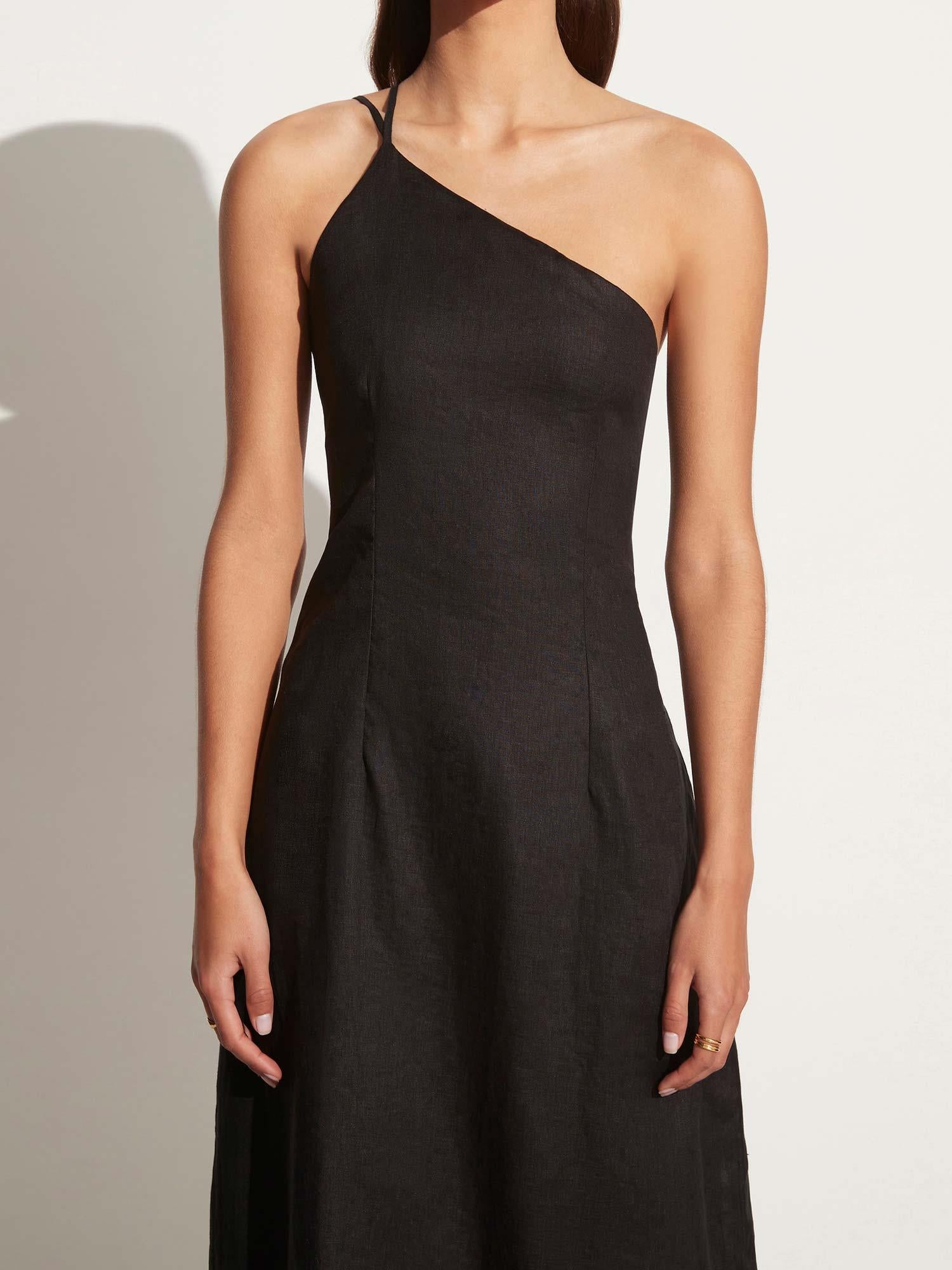 Soko Midi Dress - Black