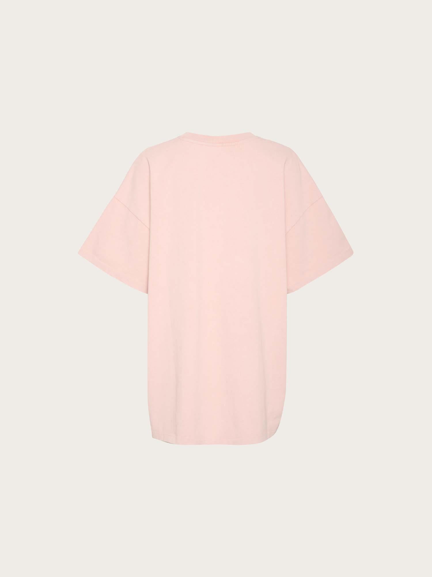 Milo Oversize Tee - Light Pink Washed