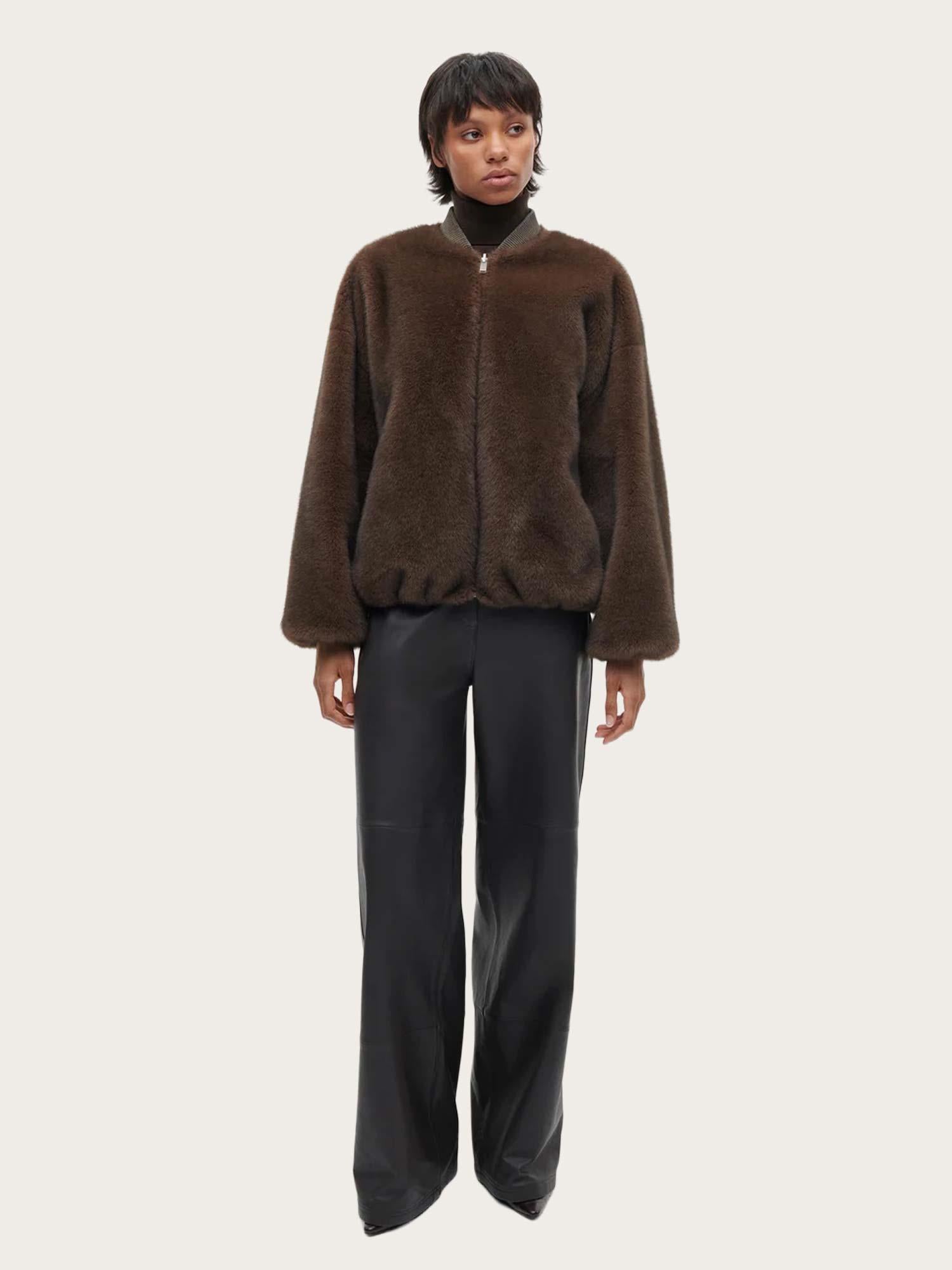 Etta Faux Mink - Choco
