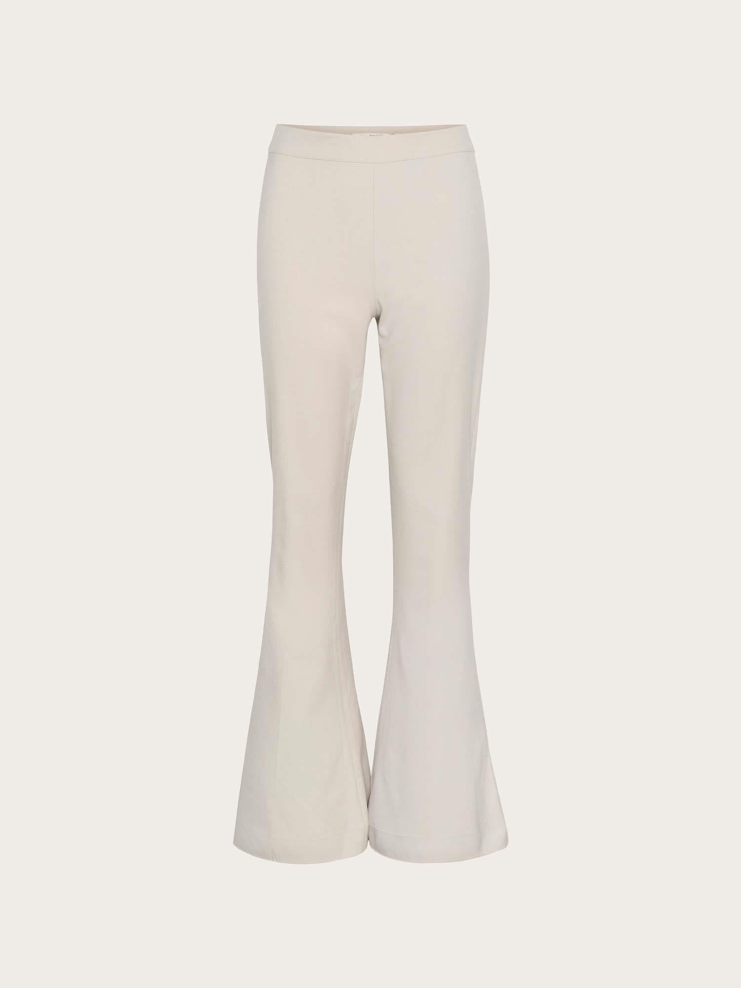 Dagny HW Pants - White Onyx Mel