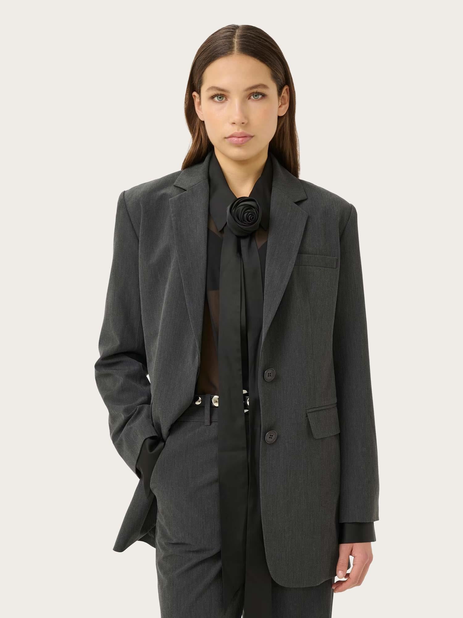 Erle Blazer - Dark Grey Melange
