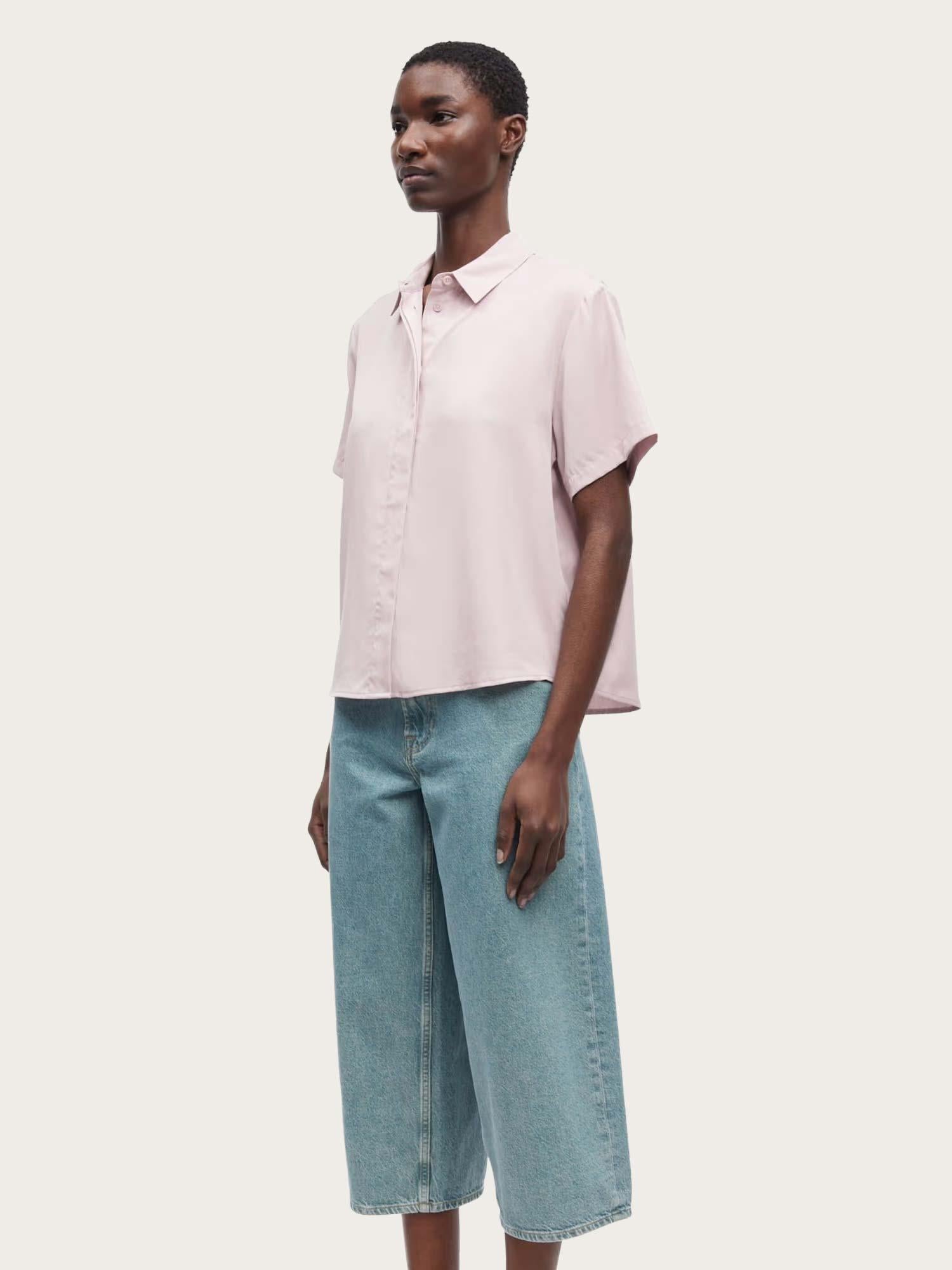 Mina ss Shirt - Violet Ice