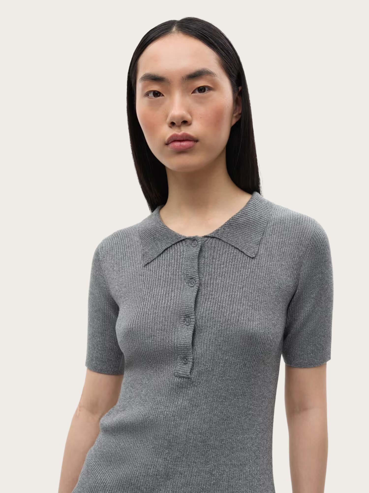 Enicy SS Knit - Asphalt Silver