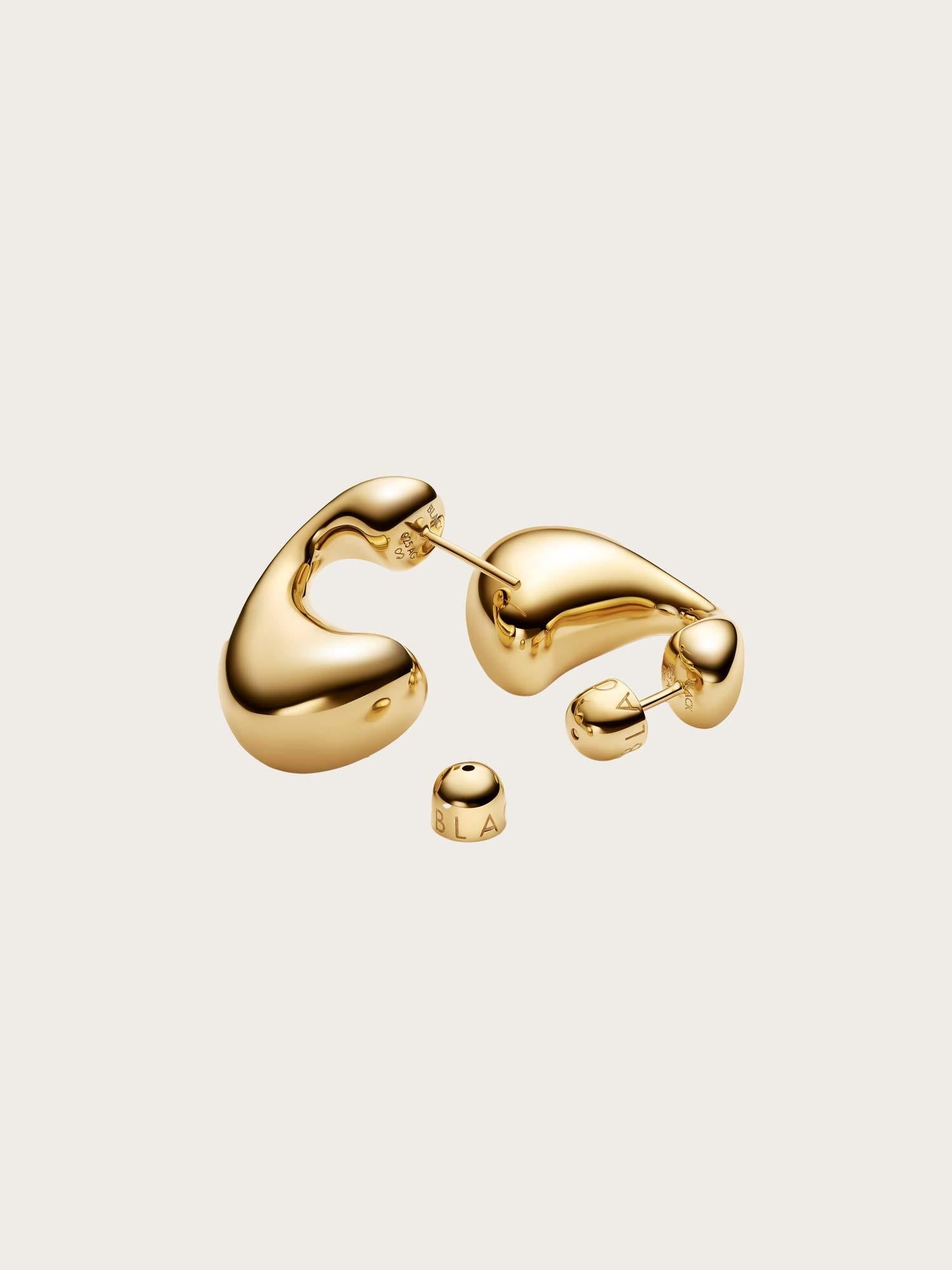 Dolphin Earrings Large PAIR - Gold
