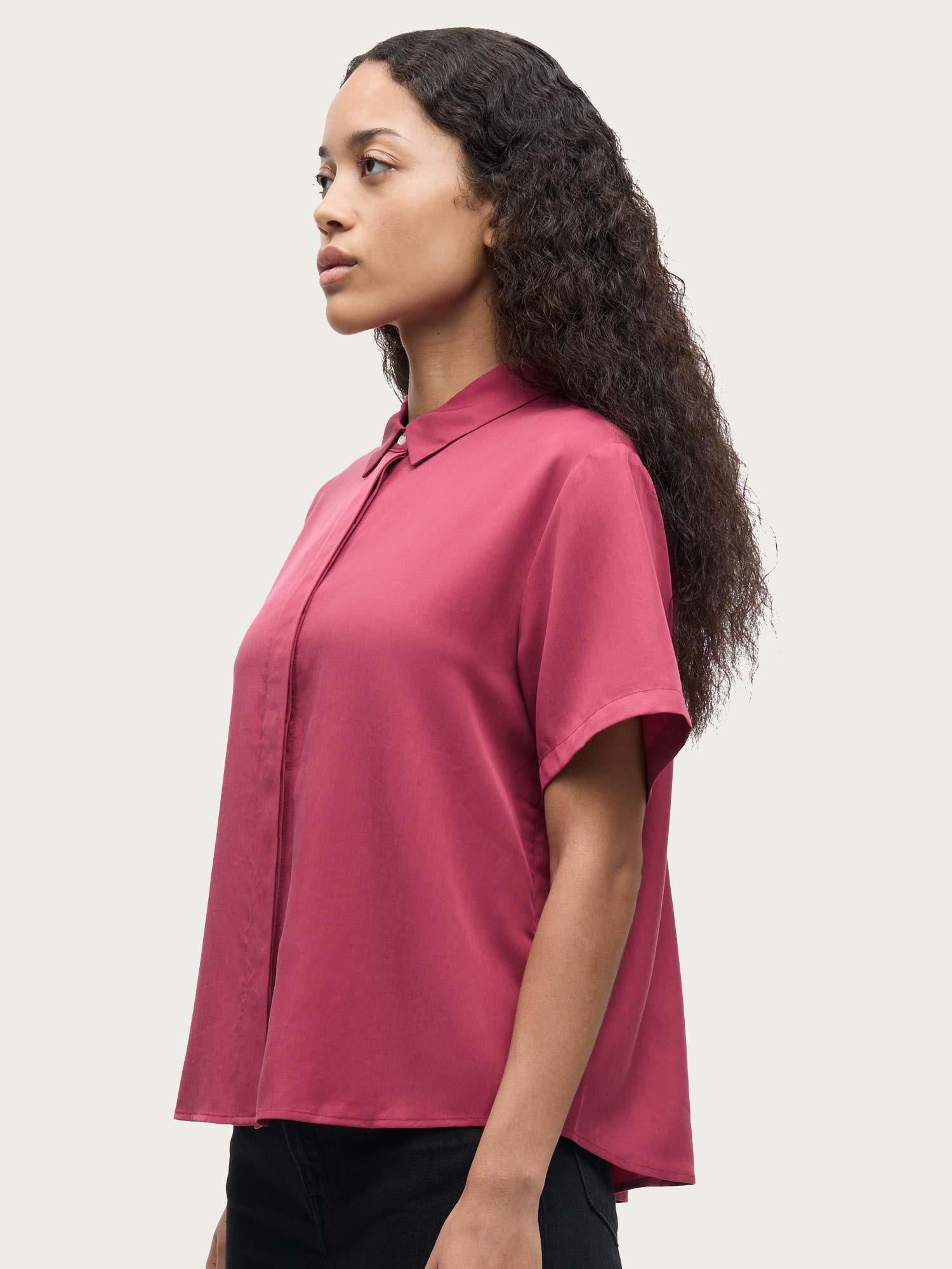 Mina SS Shirt - Earth Red