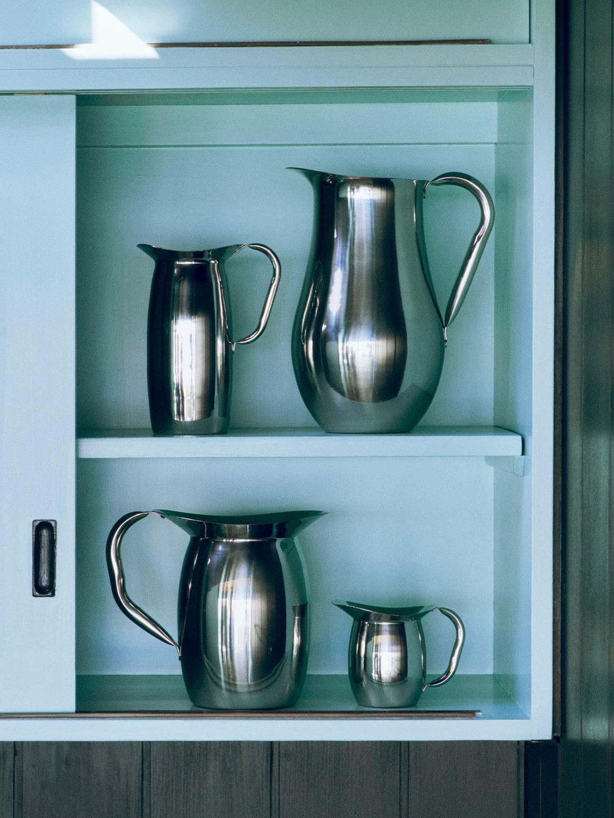 Indian Steel Pitcher Large - Stainless Steel