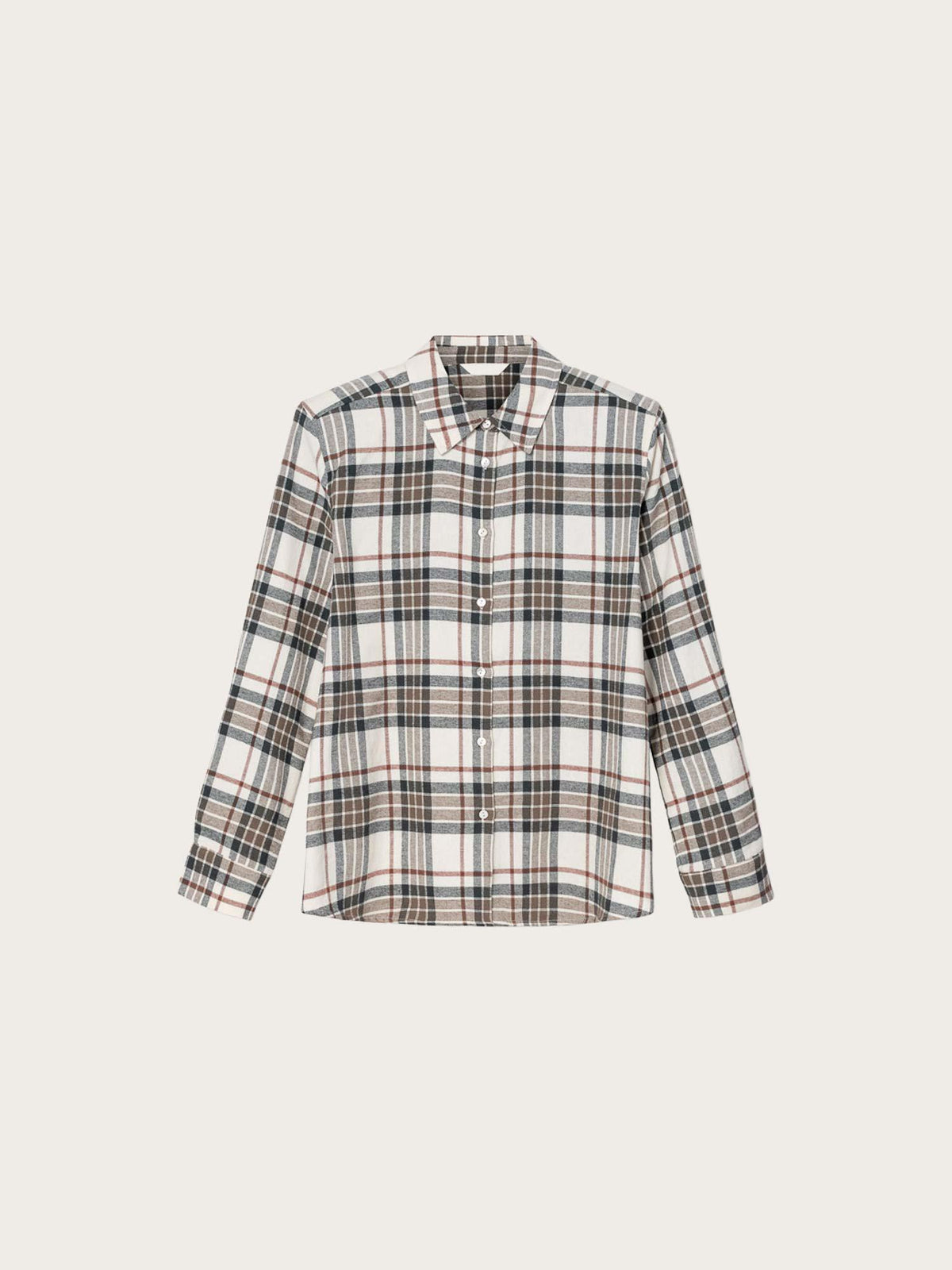Joan Flannel Shirt - Green Check