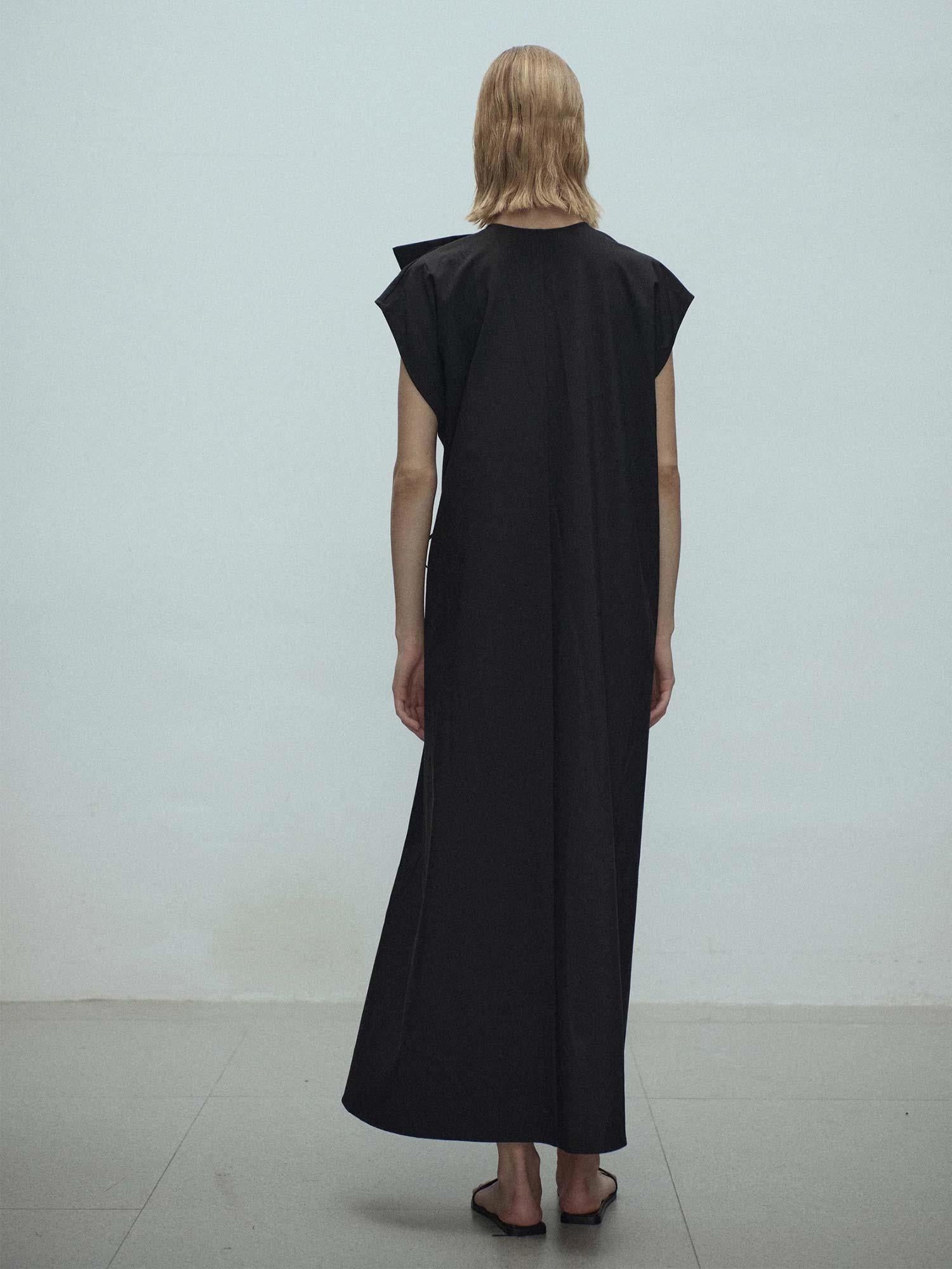 Gelene Constructed Dress - Black