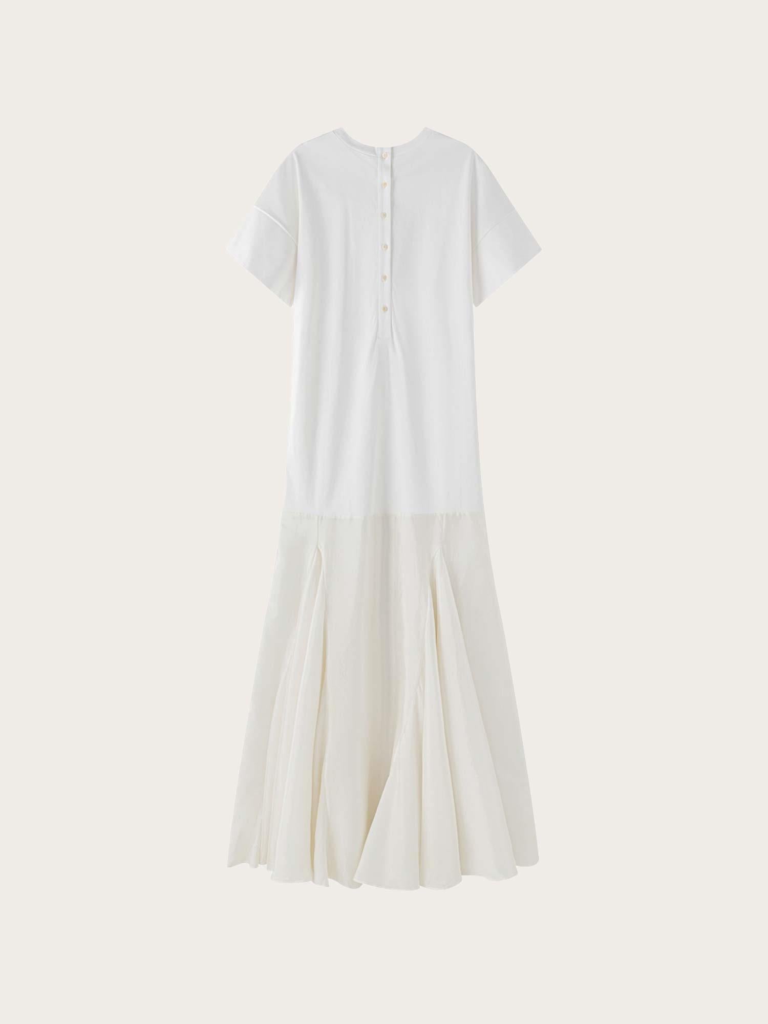 Irene Oversized Flared Dress - Ivory