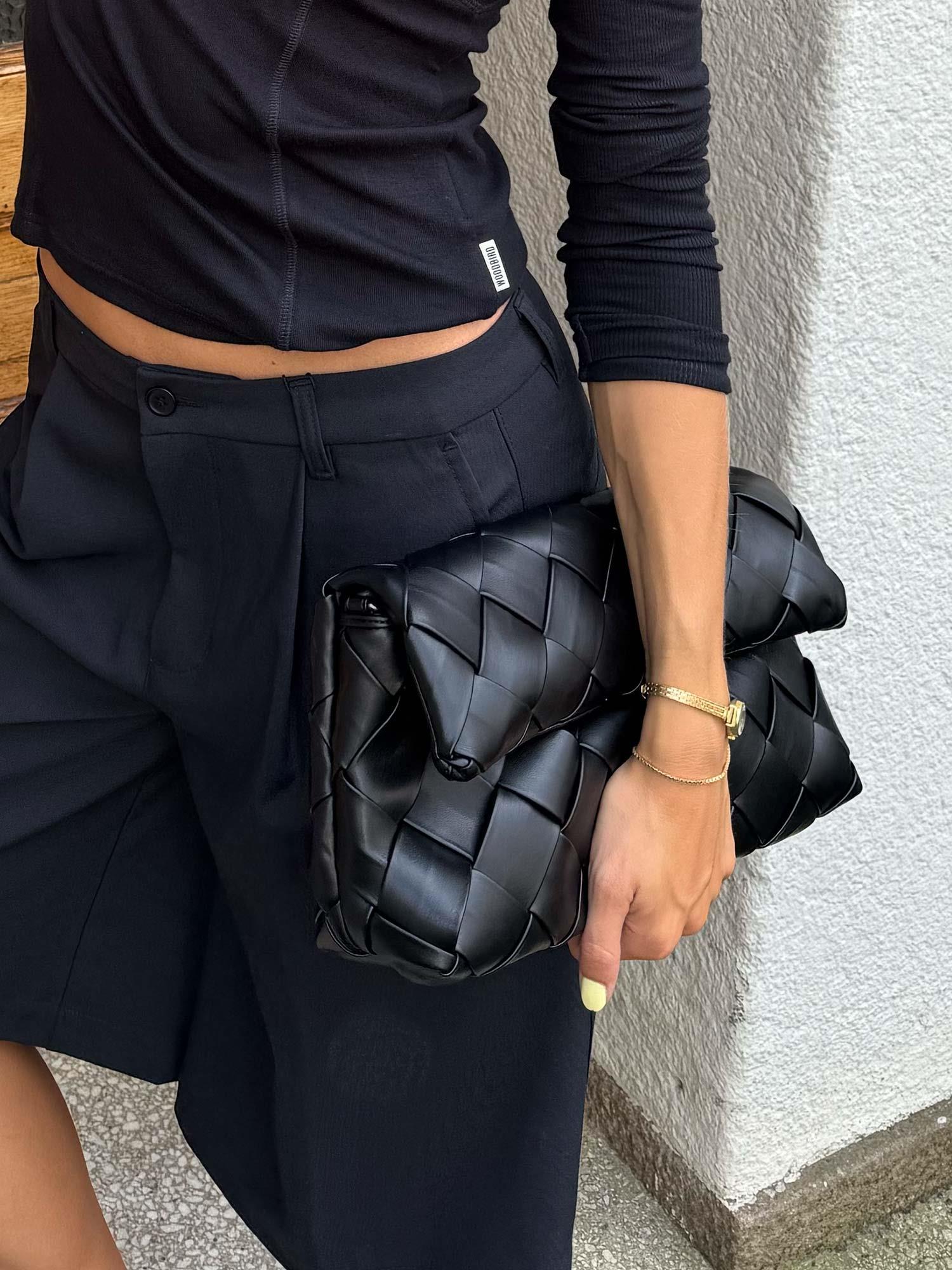 Arlene Braided Soft Structure - Black