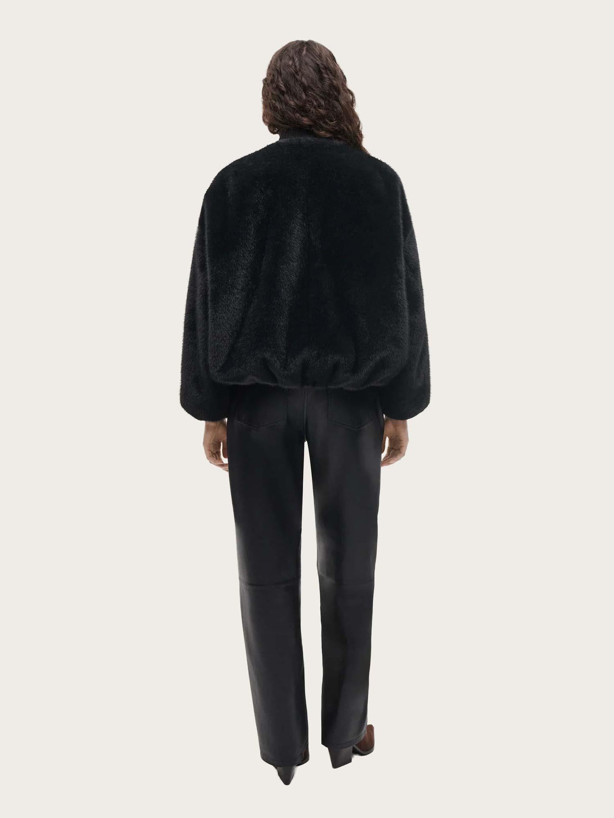 Etta Faux Mink - D. Grey