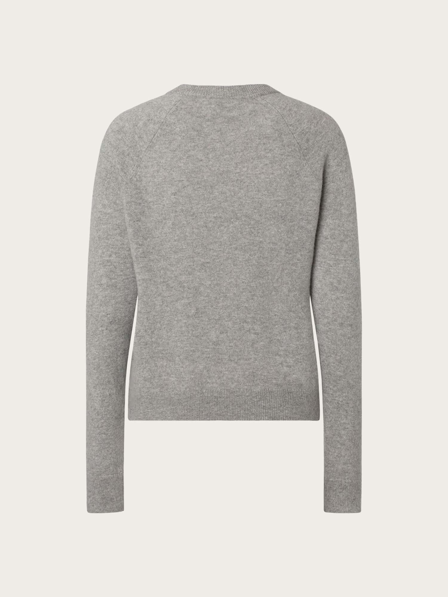 Boston O-neck - Grey Melange