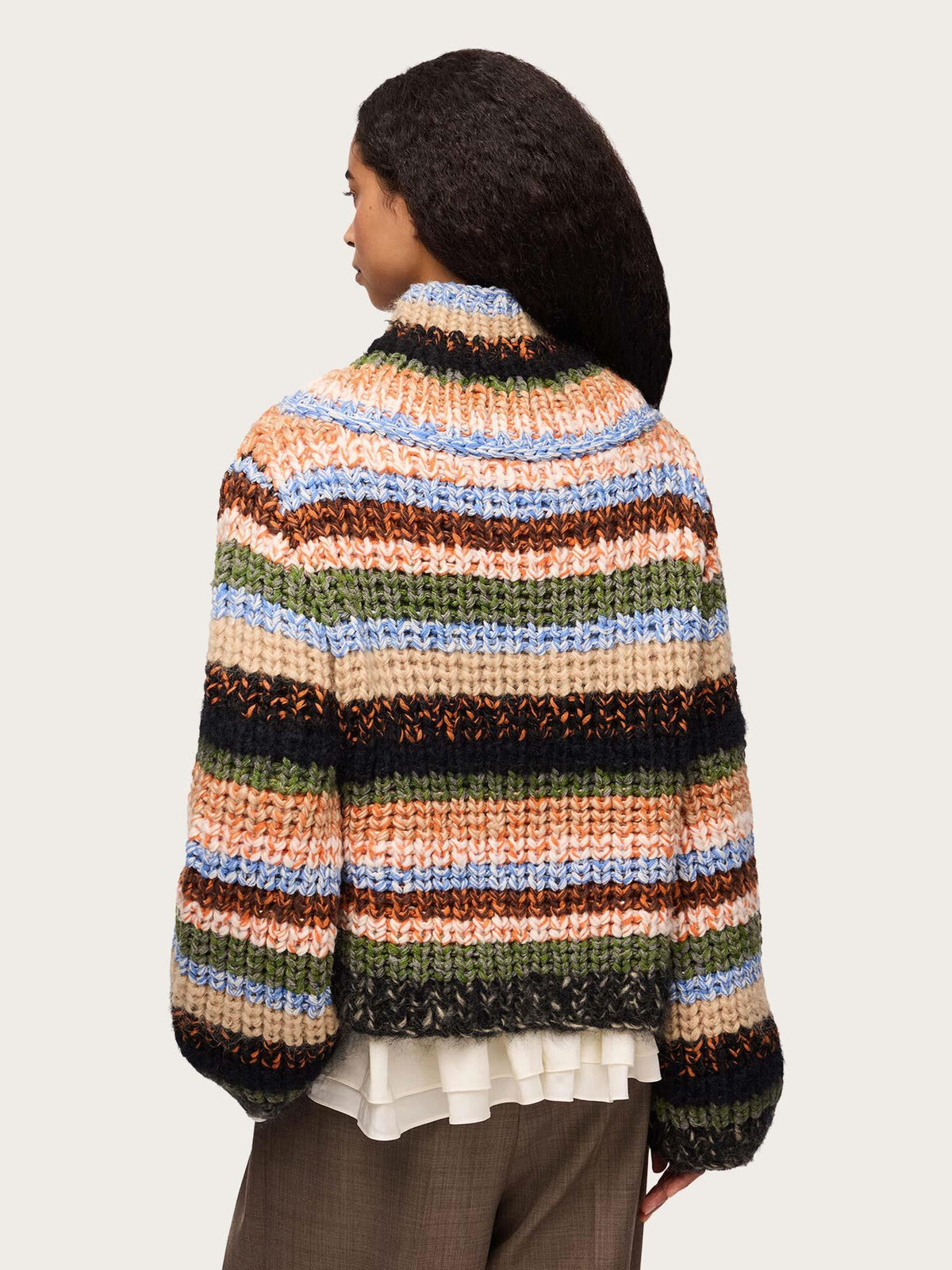 Chuncky Multistripe Sweater - Multicolor