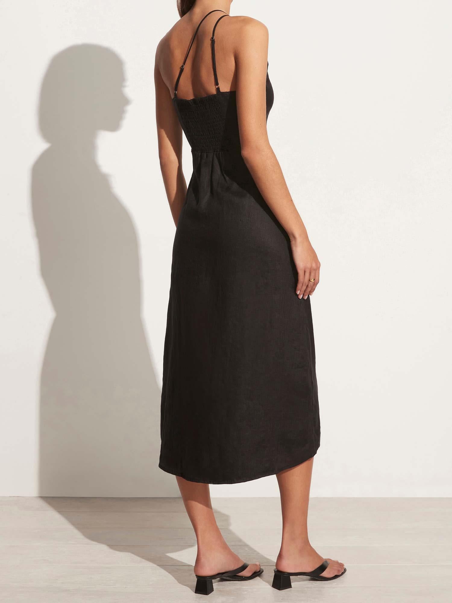 Soko Midi Dress - Black
