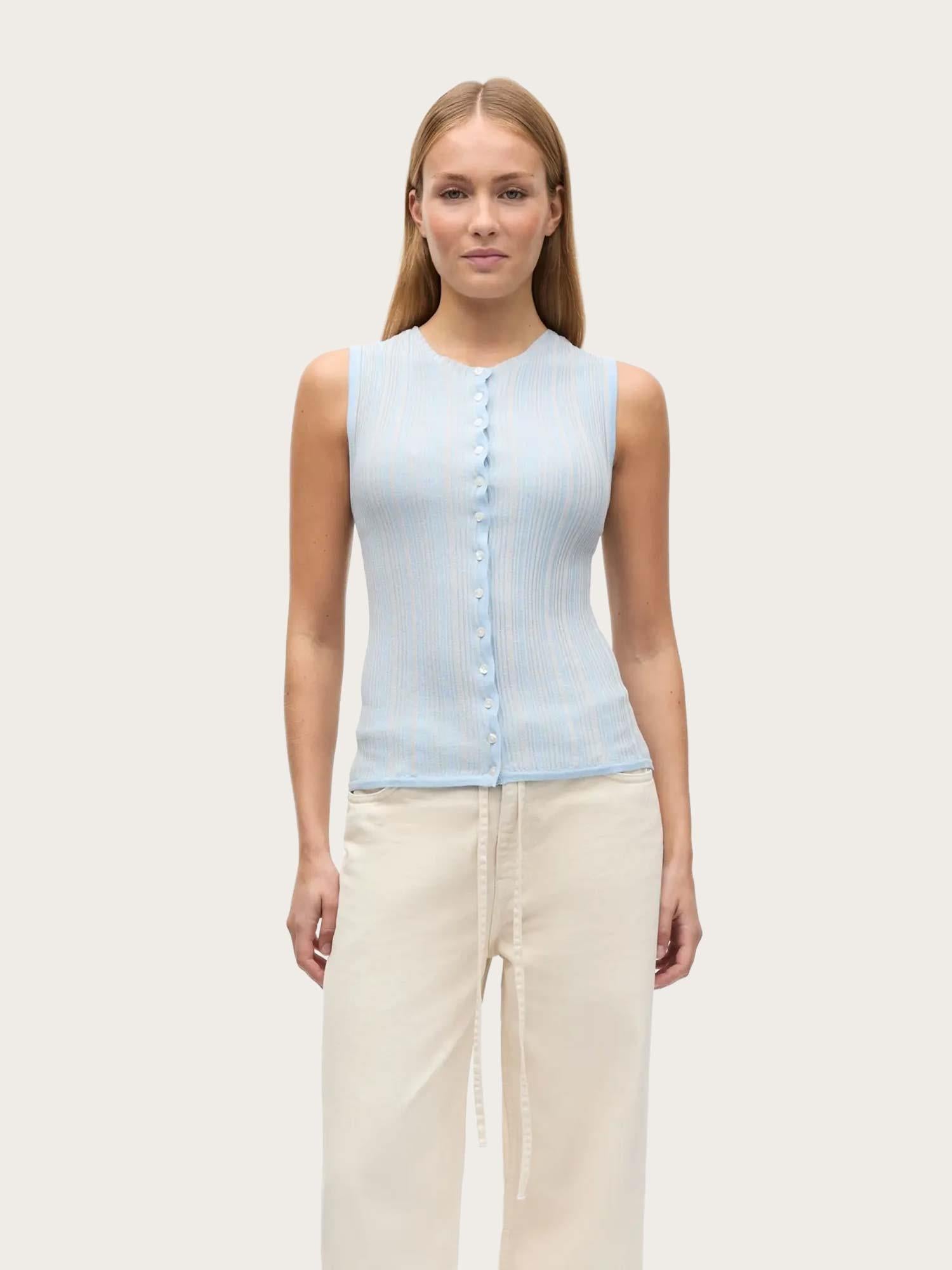 Enlany SL Knit - Faded Denim Grey